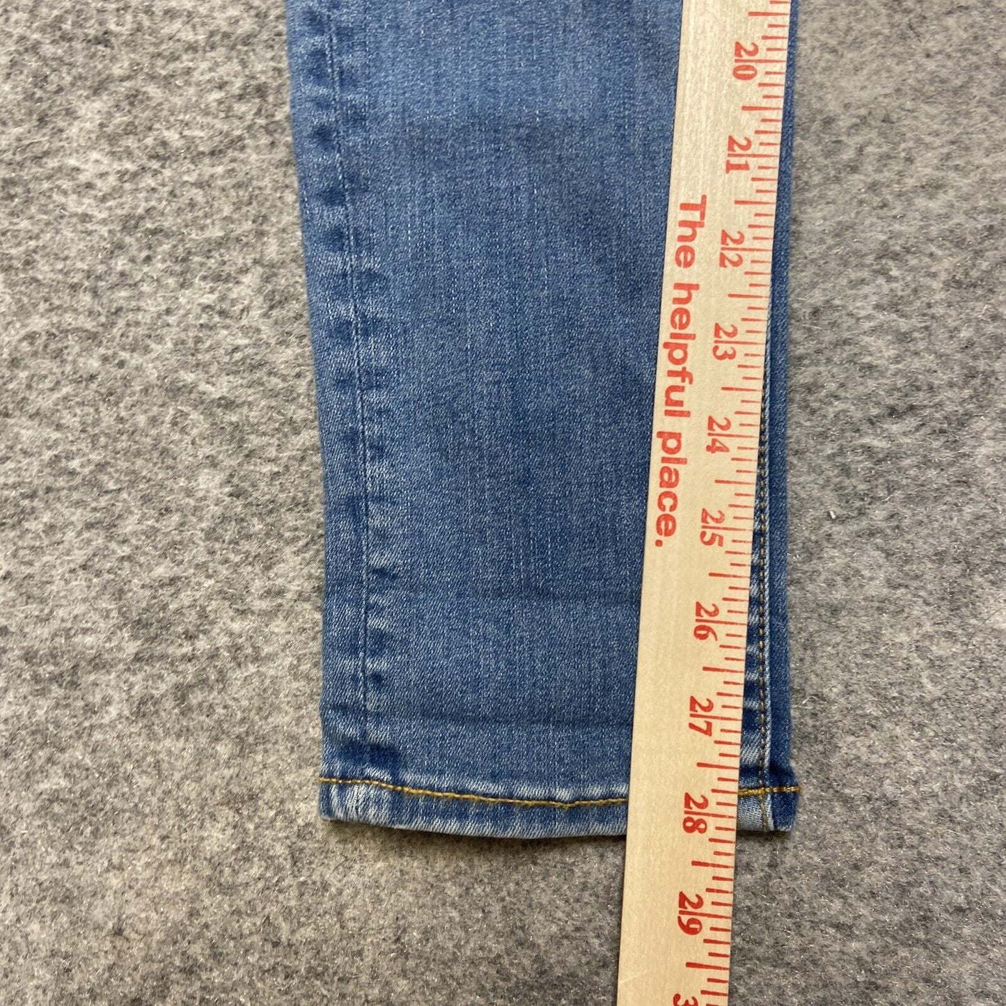New Vigoss Distressed Thompson Tomboy Skinny Jeans Women's 25 Light Blue Faded