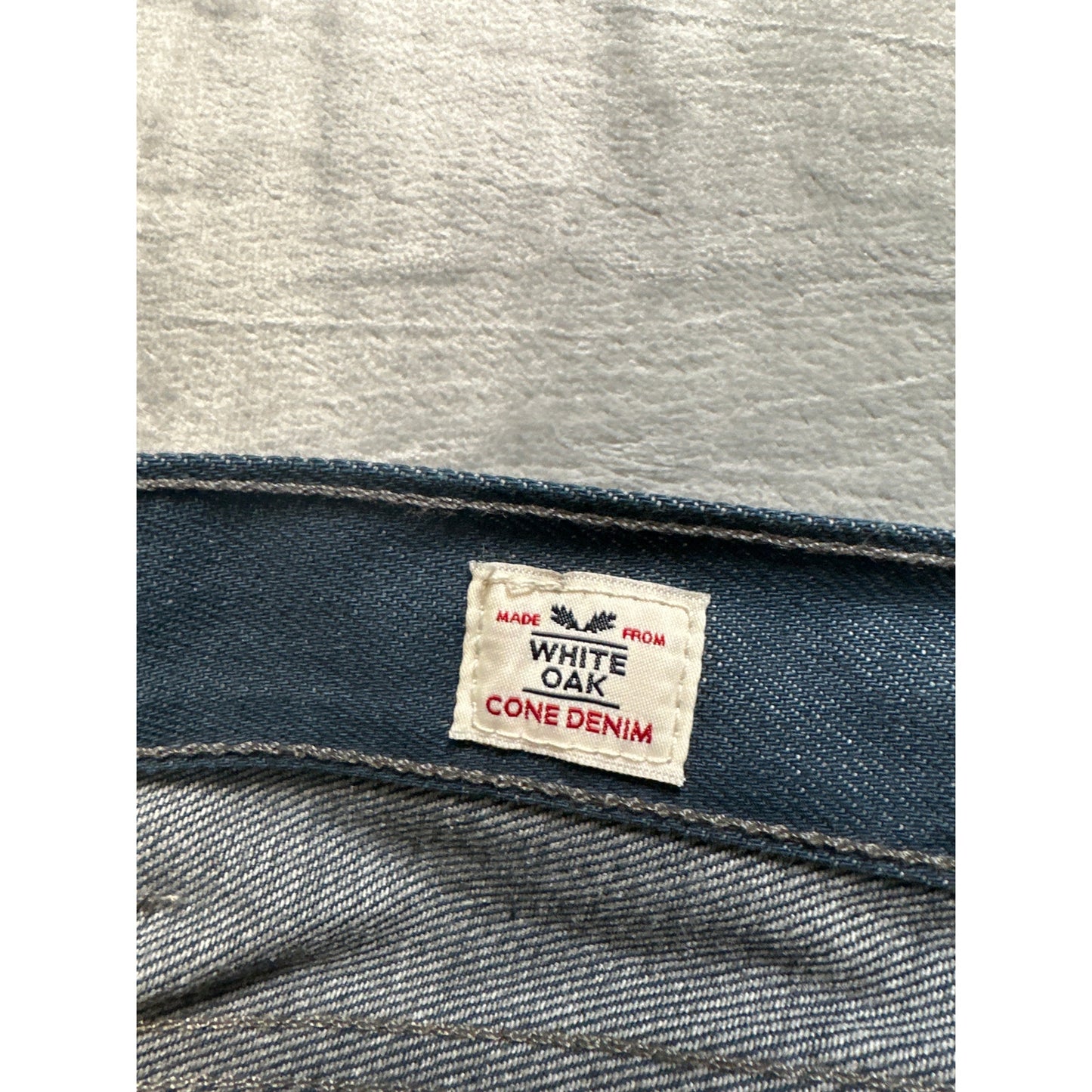 Levi's 501 Made from White Oak Code Denim Straight Jeans Men's Size 42x30 Blue Denim