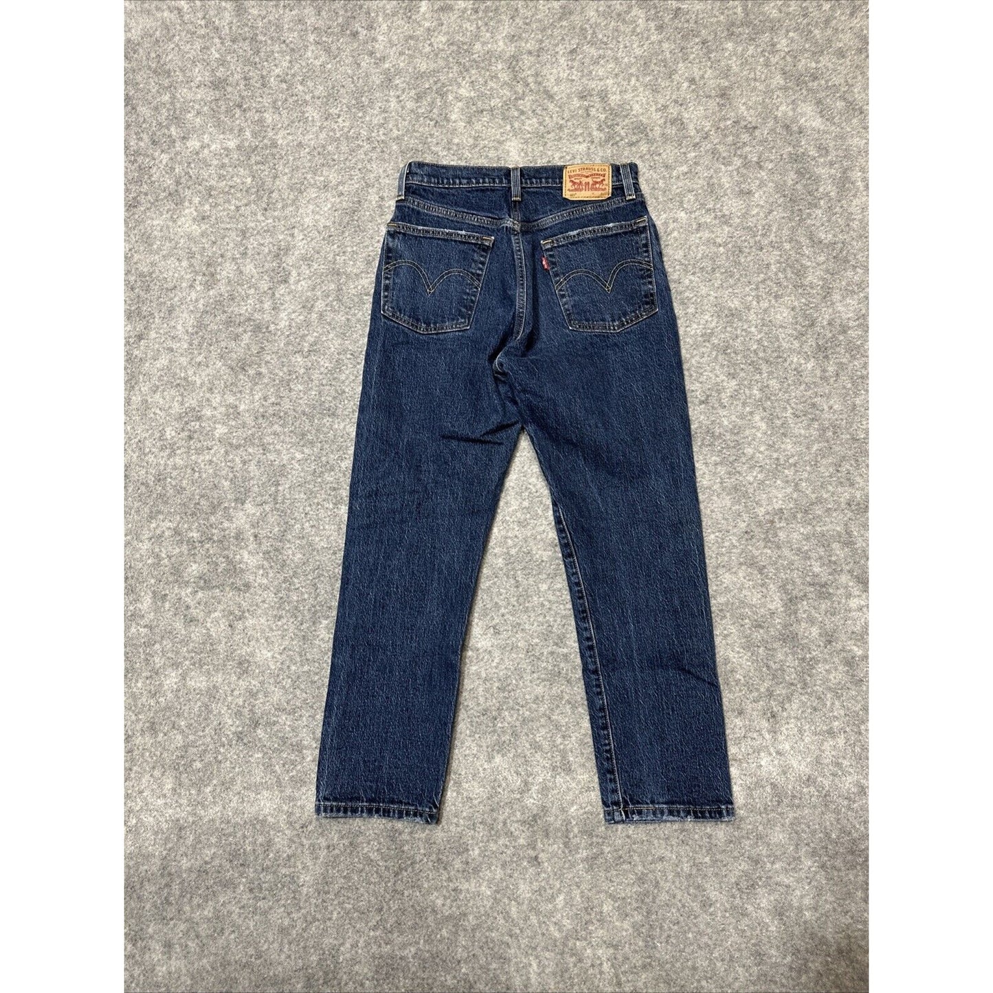 Levi's 501XX Original Fit Boys Distressed Straight Jeans Size 26x26 Blue Denim