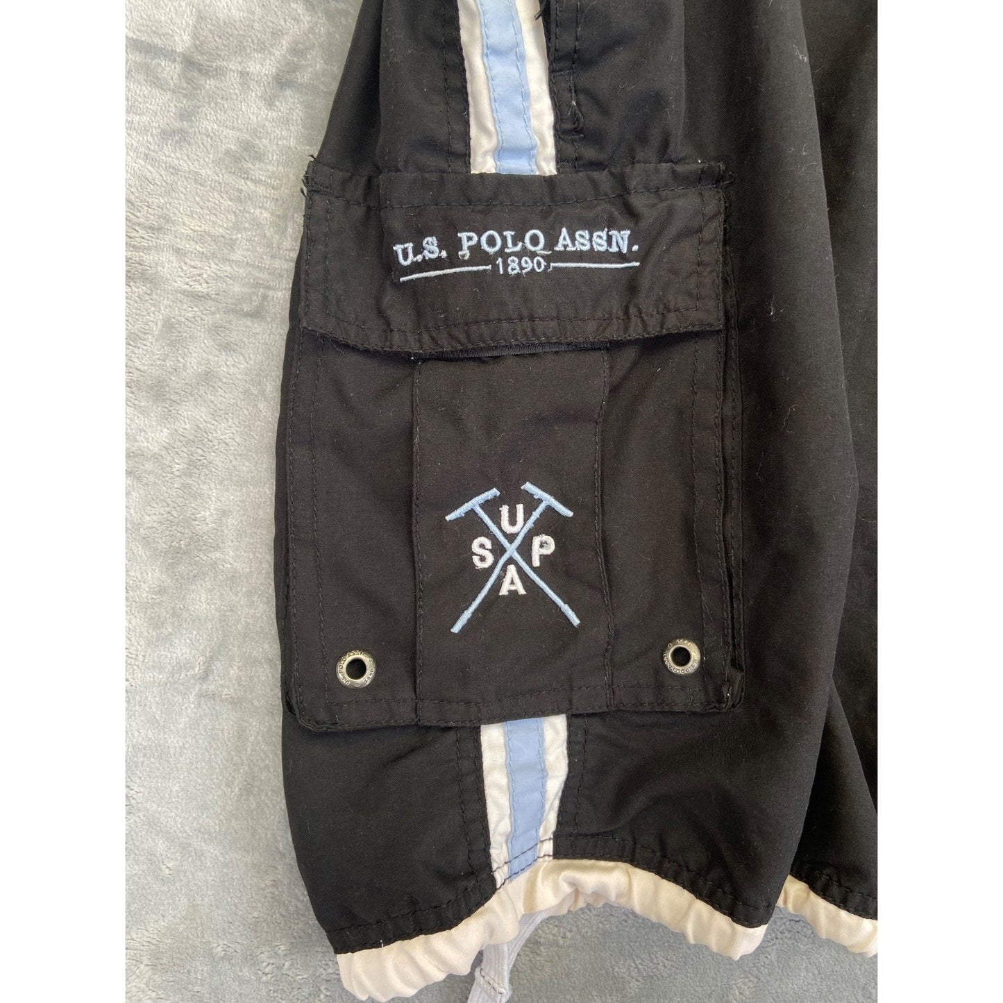 U.S. Polo Assn. Men's Black Casual Shorts Size M #534424