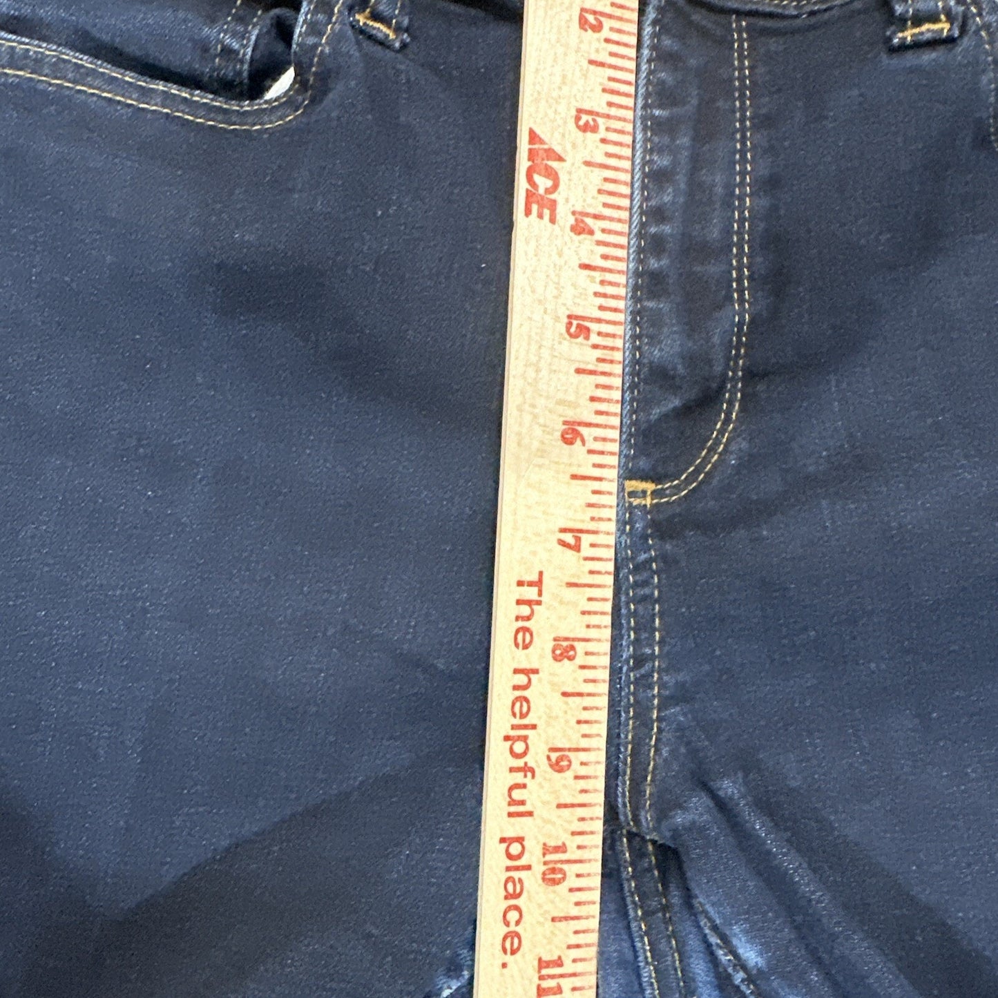 Gap 1969 Curvy True Skinny Women's Jeans Size 32 R Blue Dark Wash Denim