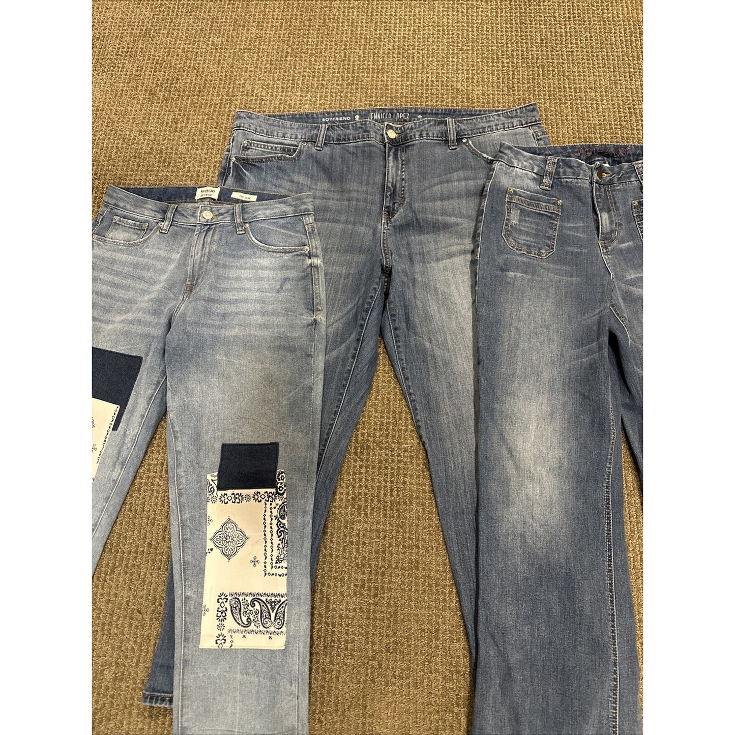 Wholesale Lot of 3 Mixed Brands Grade A Women's Jeans