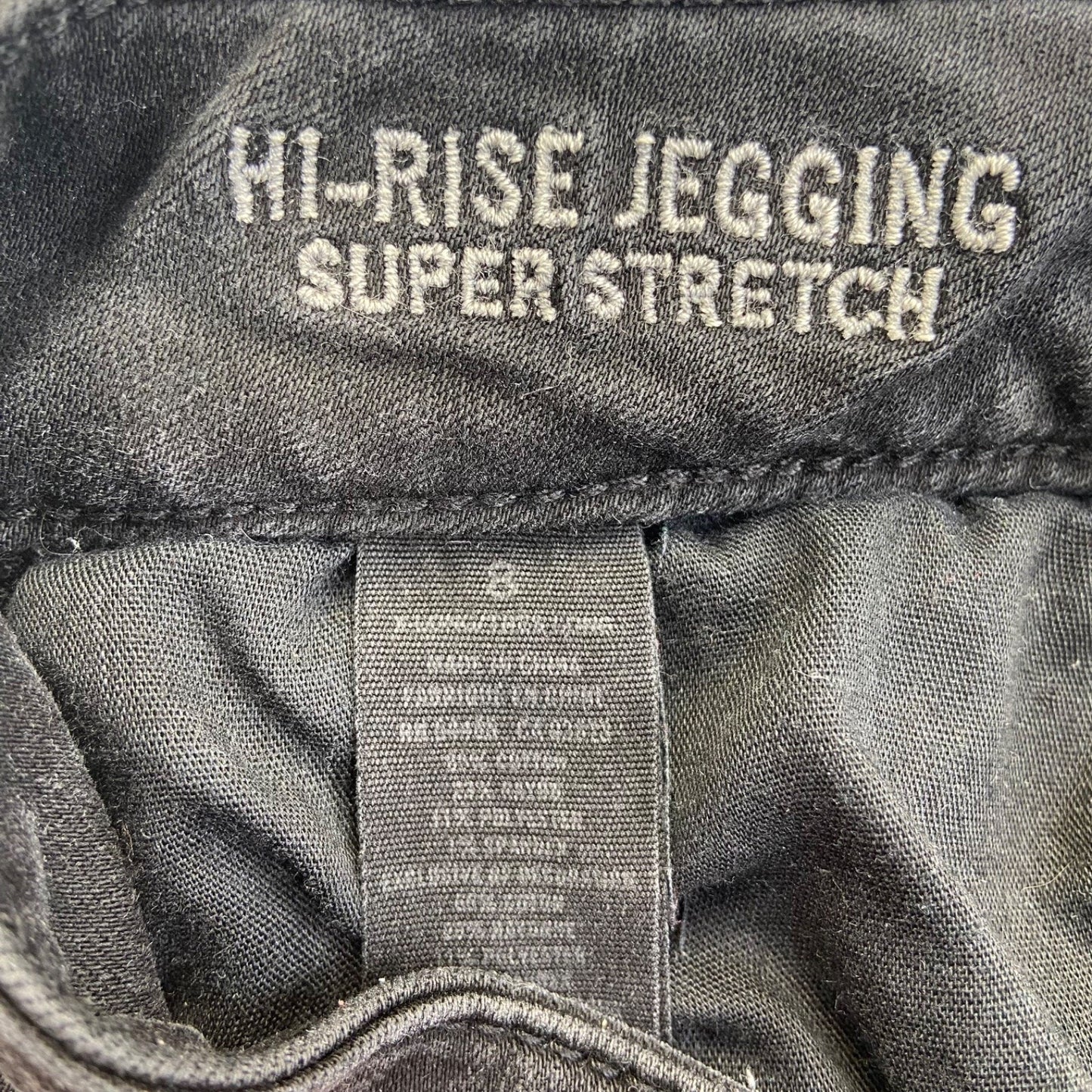 American Eagle Women's Hi-Rise Jegging Super Stretch Black Size 2 #534424