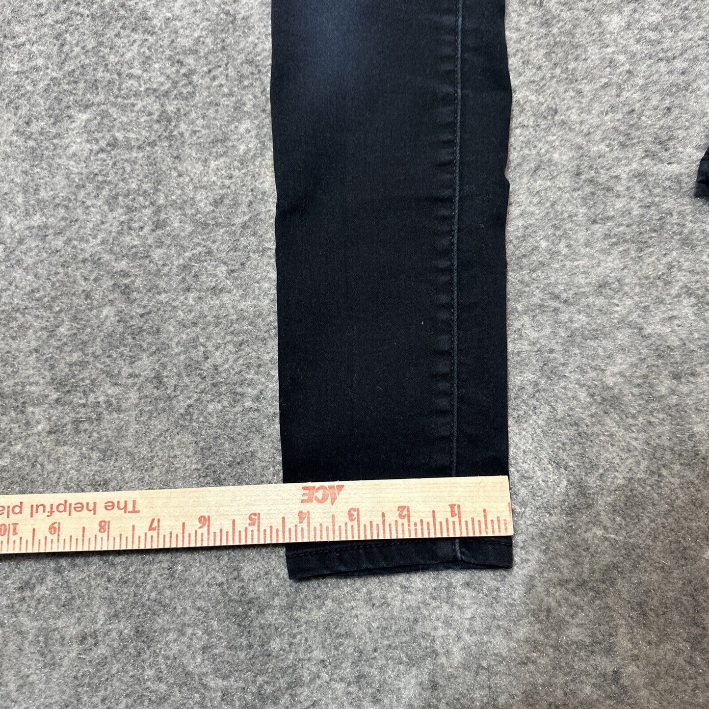 Jordache Youth Girls Super Skinny Jeans Size 12 Slim Black Denim