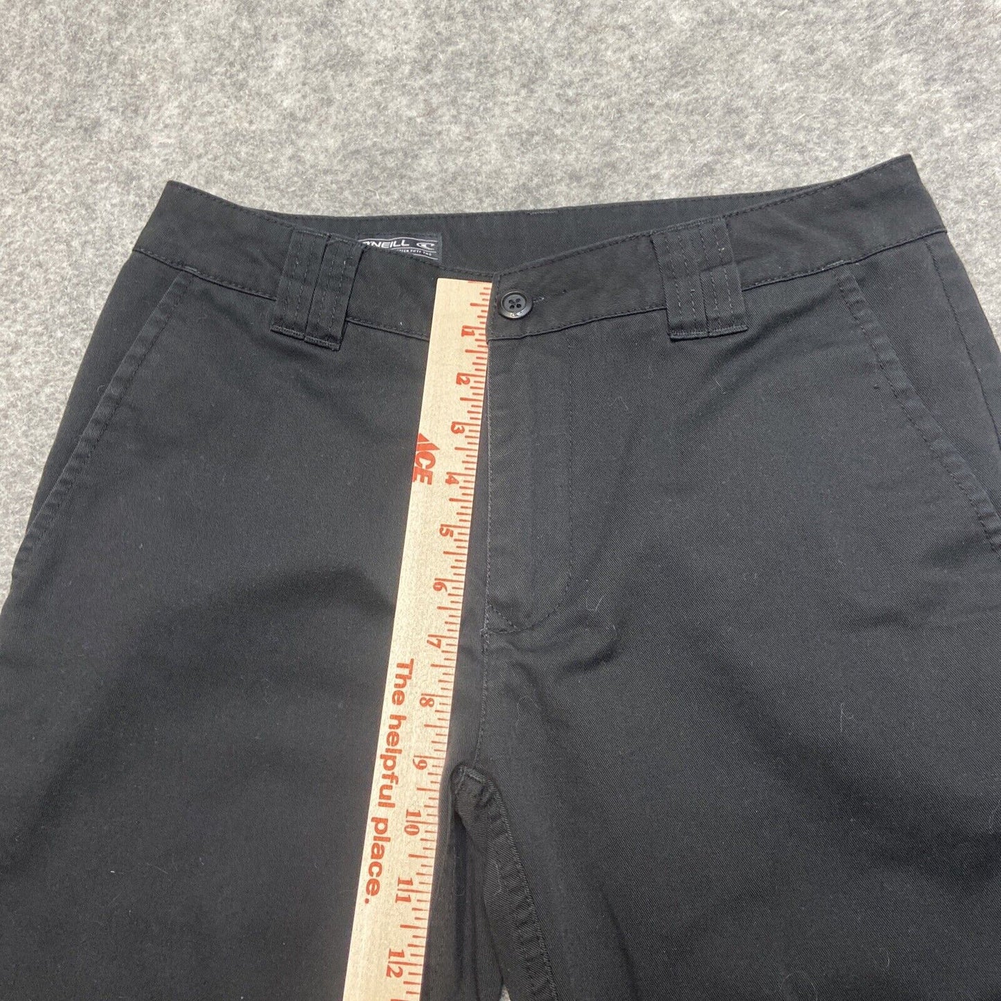 O'Neil Straight Fit Chino Pants Men's Size 28 Black Casual Pants