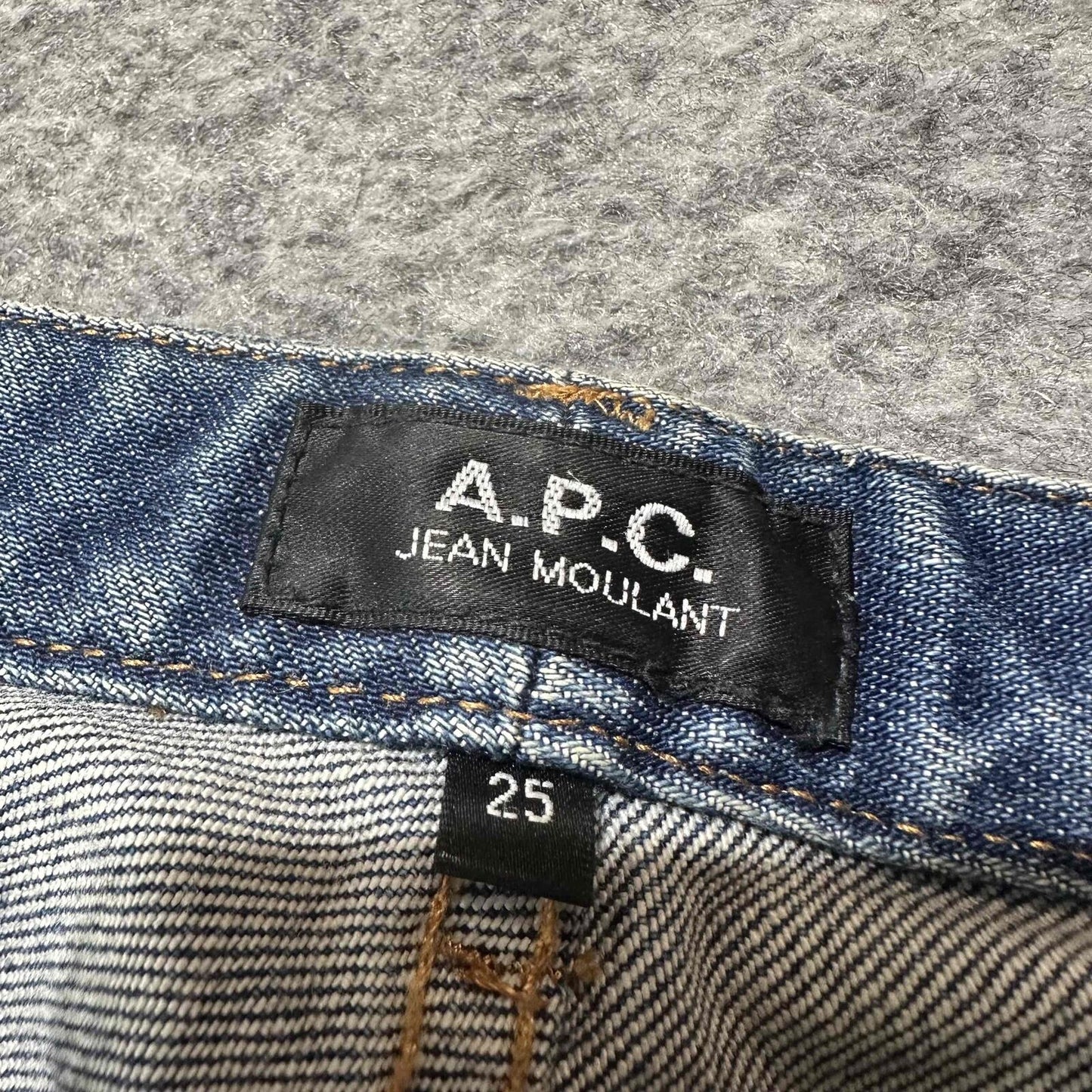 APC Women's High Rise Skinny Jeans Size 25 Blue Medium Wash Denim