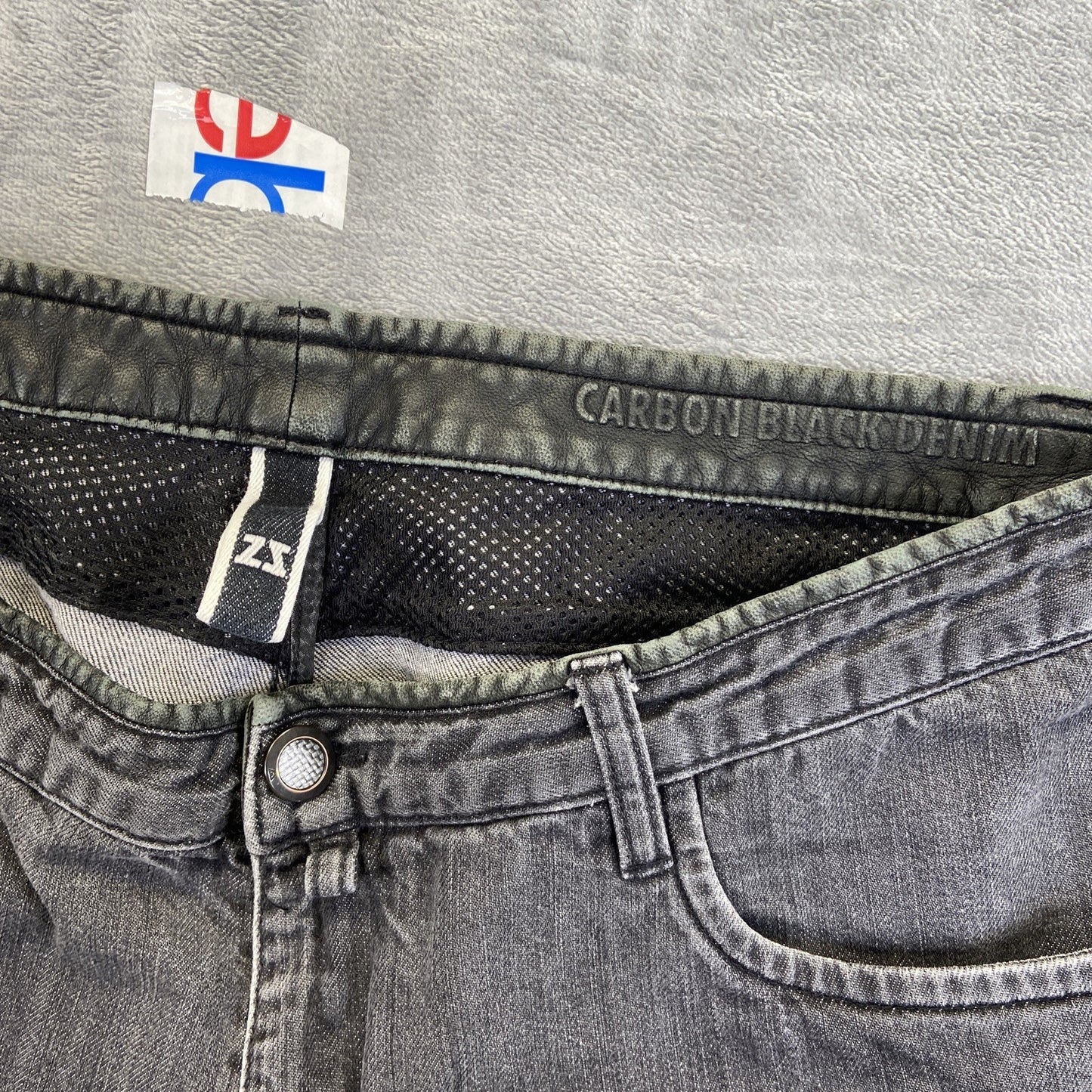 Zegna Sport Regular Fit Carbon Jeans Men's Size 38 Black Denim