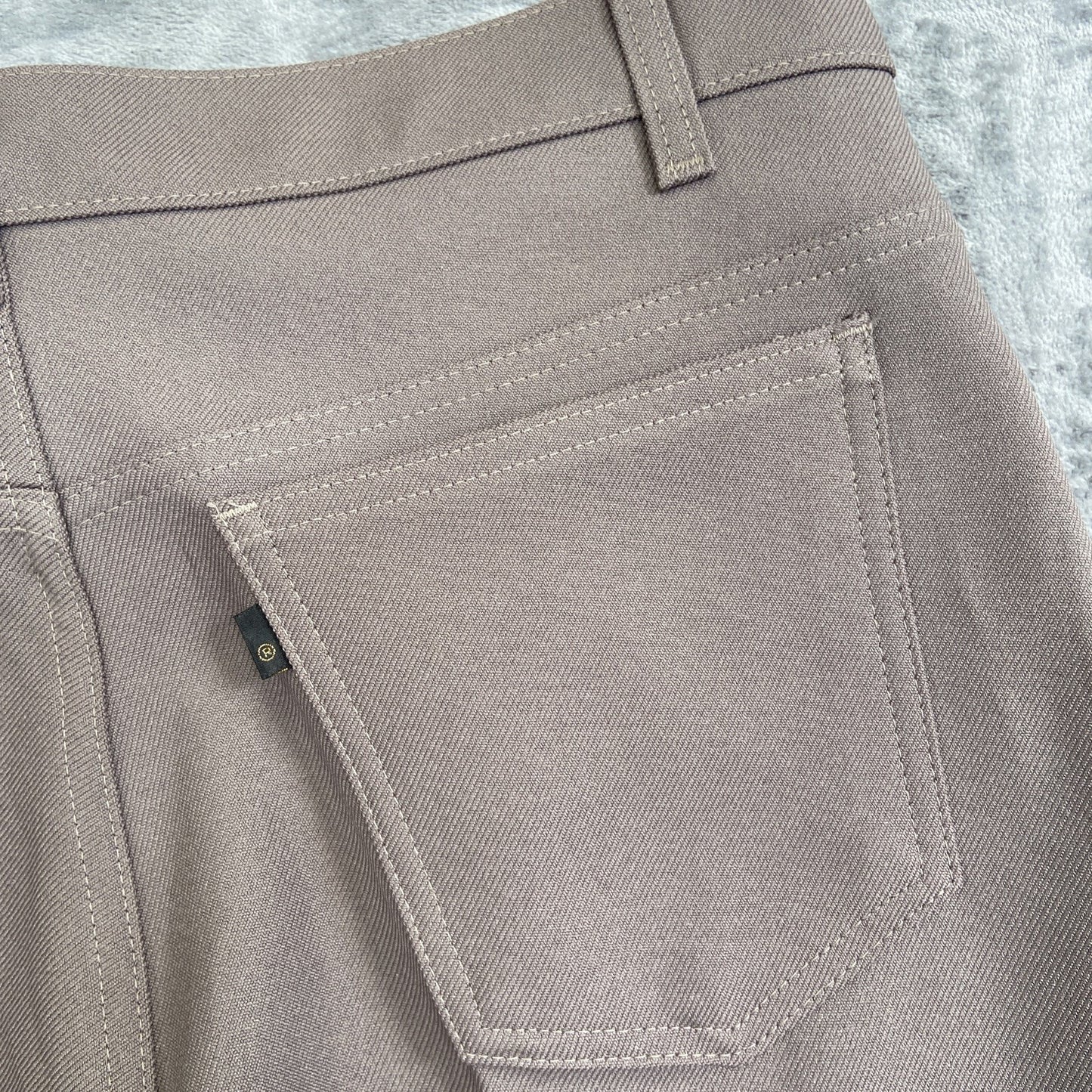 Vintage New Levi's Western Ranch Pants Men's 38x30 Taupe Brown Pants