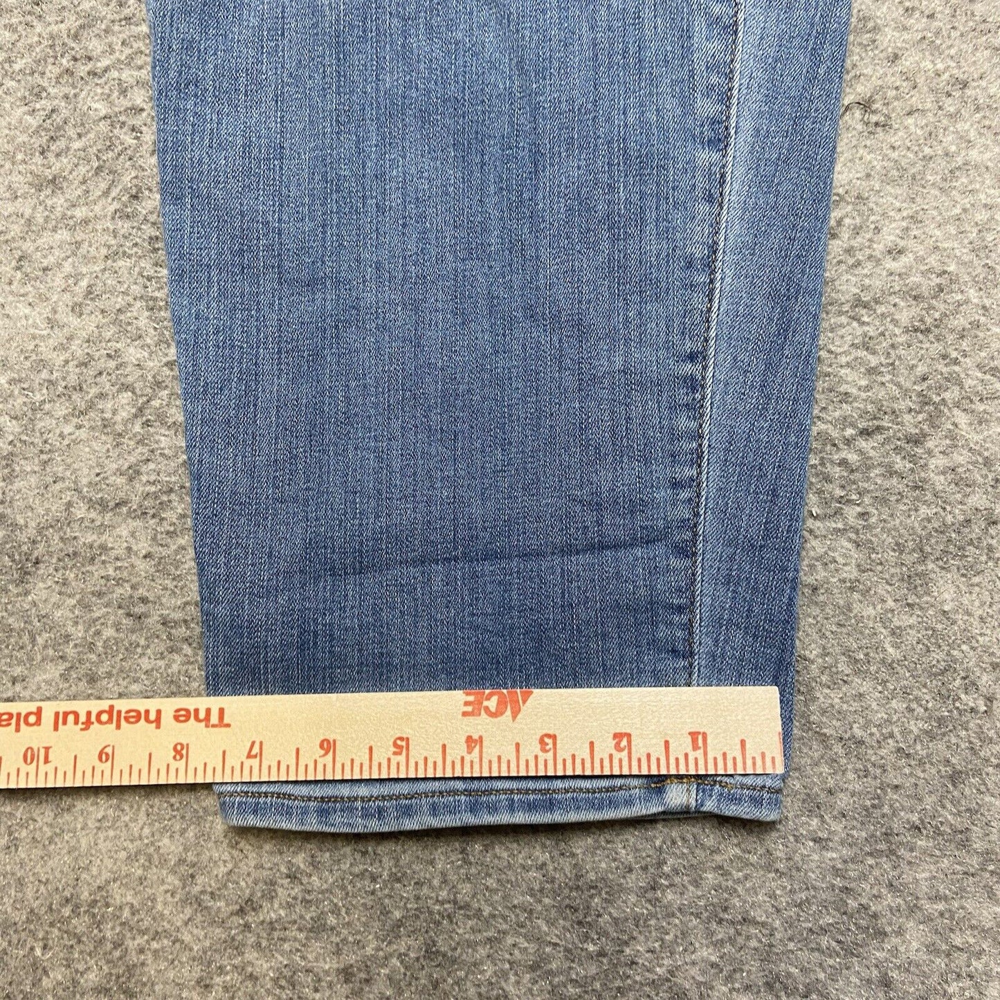 Madewell Elastic Waist Straight Leg Jeans Women's Size 29 Blue Denim