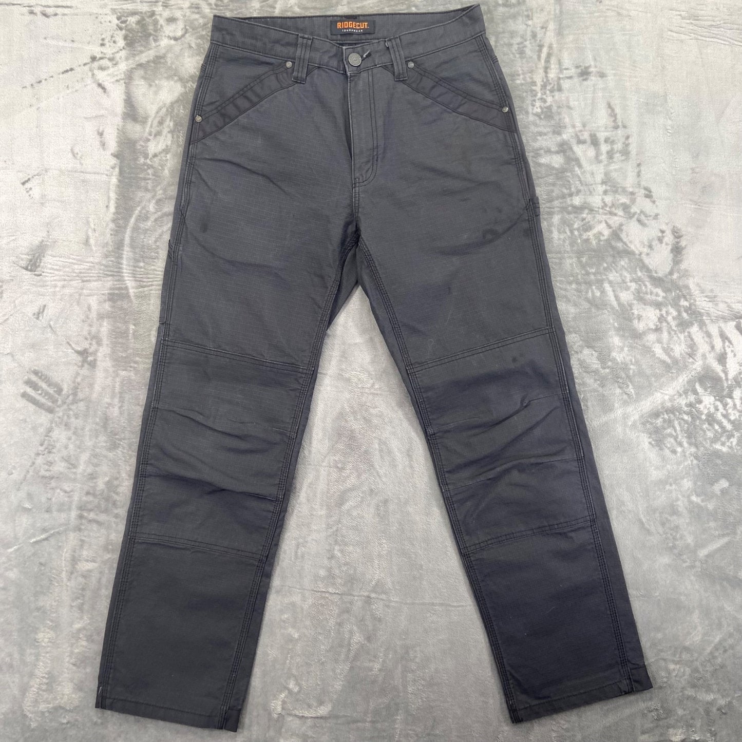 Ridgecut Men's Ripstop Carpenter Work Pants 32x32 Gray Pants