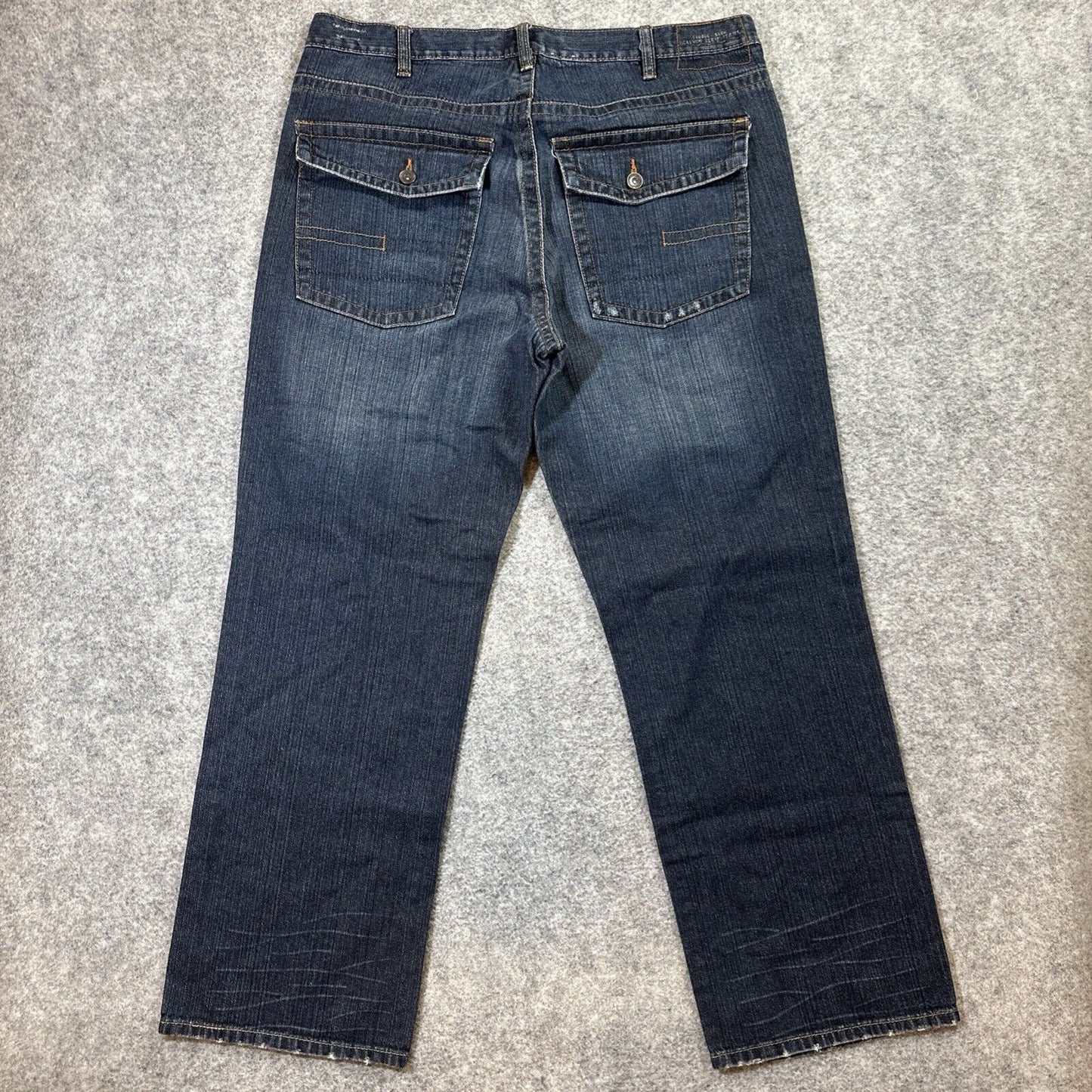 Calvin Klein Bootcut Jeans Men's Size 38x30 Dark Blue Denim