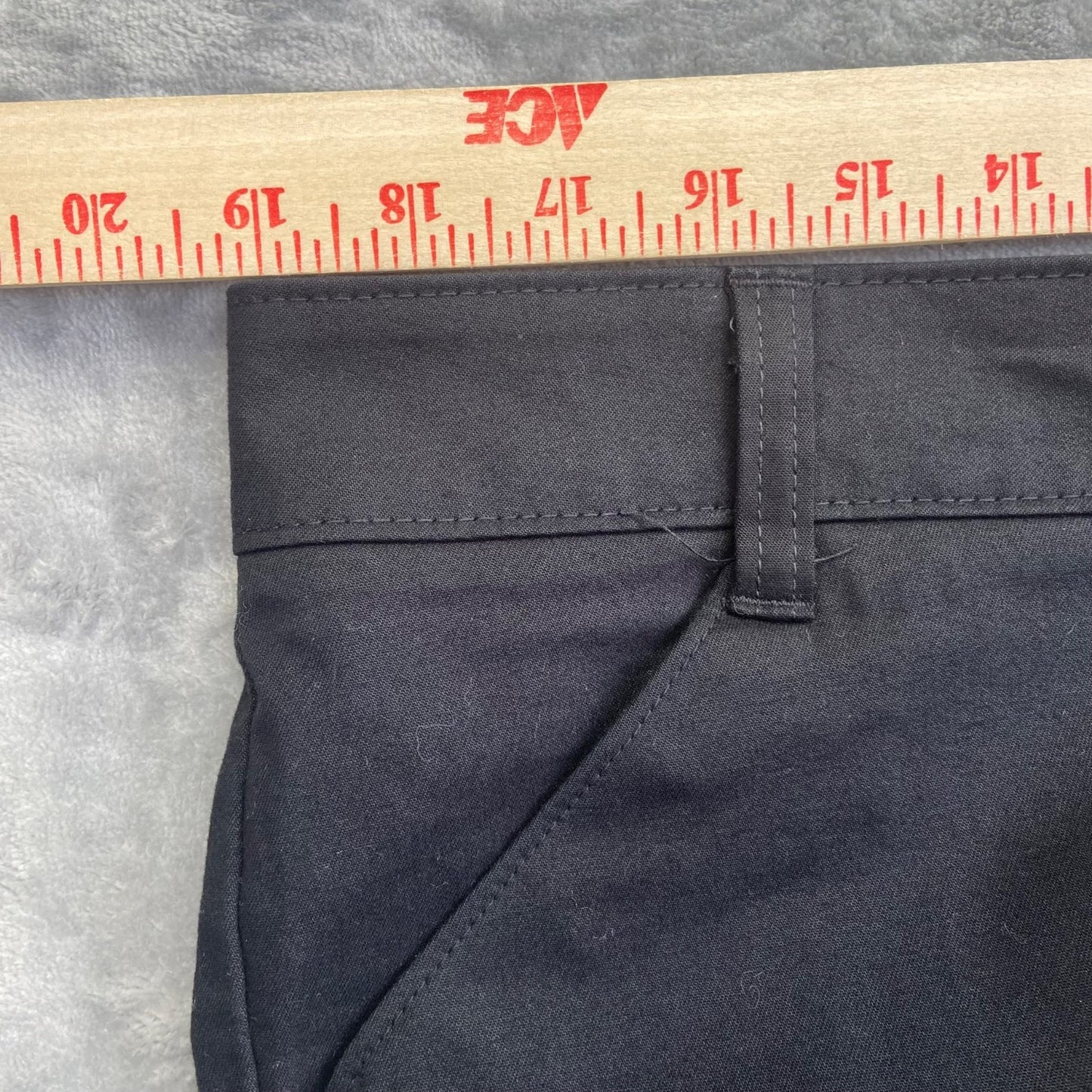 Dickies Women's Relaxed Straight Pants Size 14R Black
