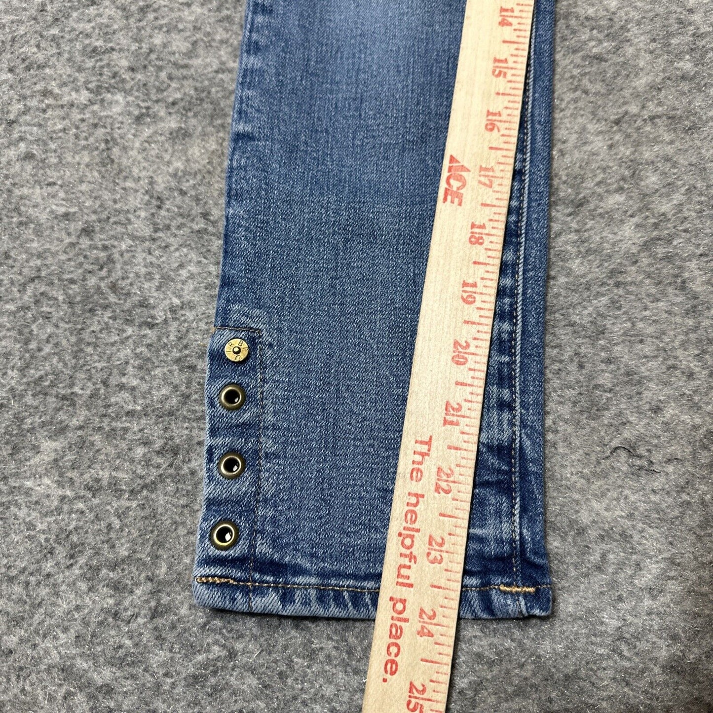 True Religion Casey Low Rise Super Skinny Jeans Women's Size 24 Light Blue Denim
