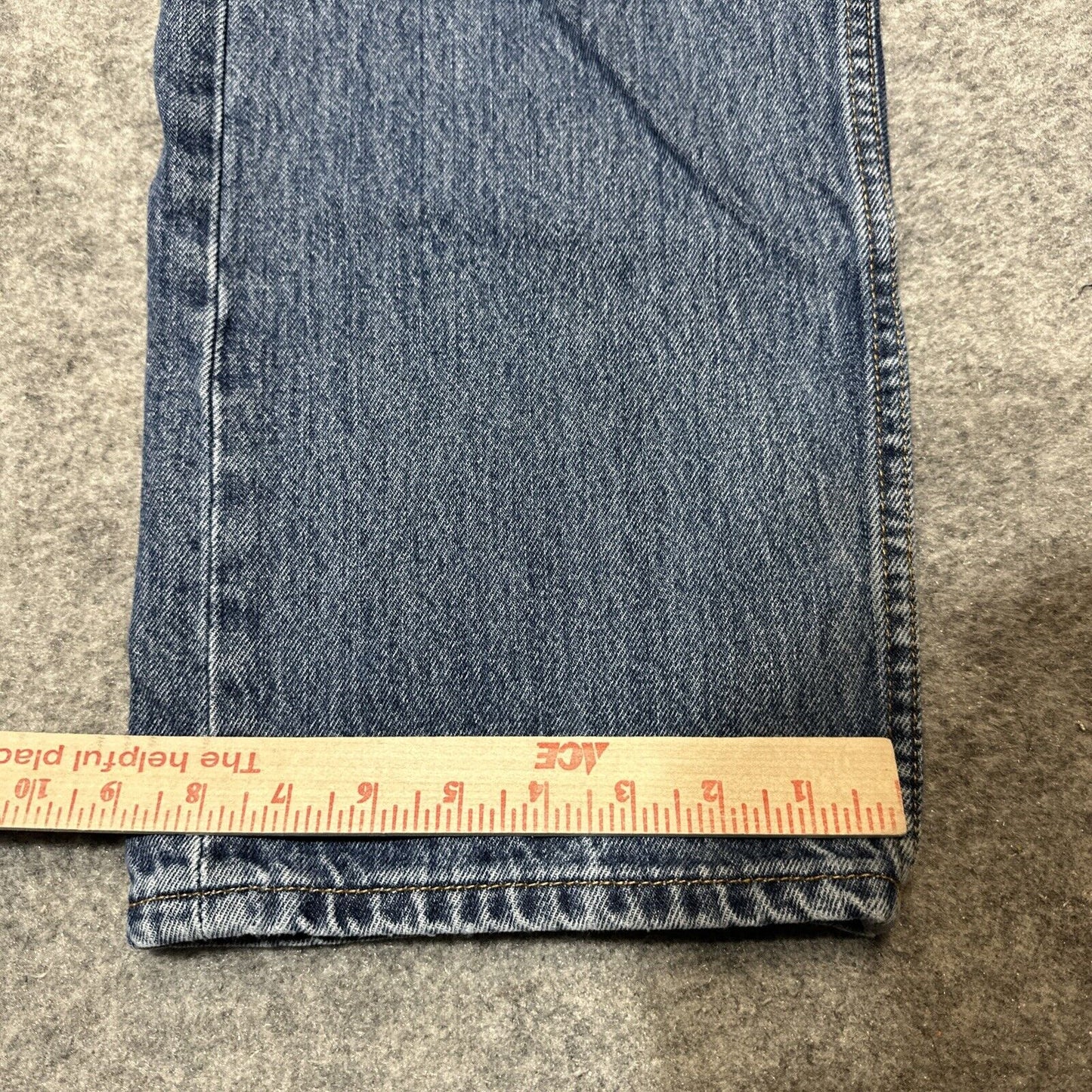Levi's 505 Regular Fit Men's Straight Jeans Size 40x29 Blue Medium Wash Denim