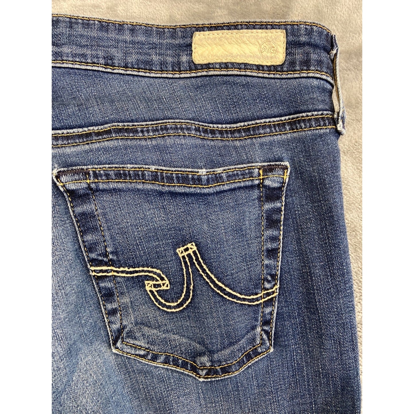 AG Adriano Goldschmied Women's Super Skinny Jeans 28R Blue