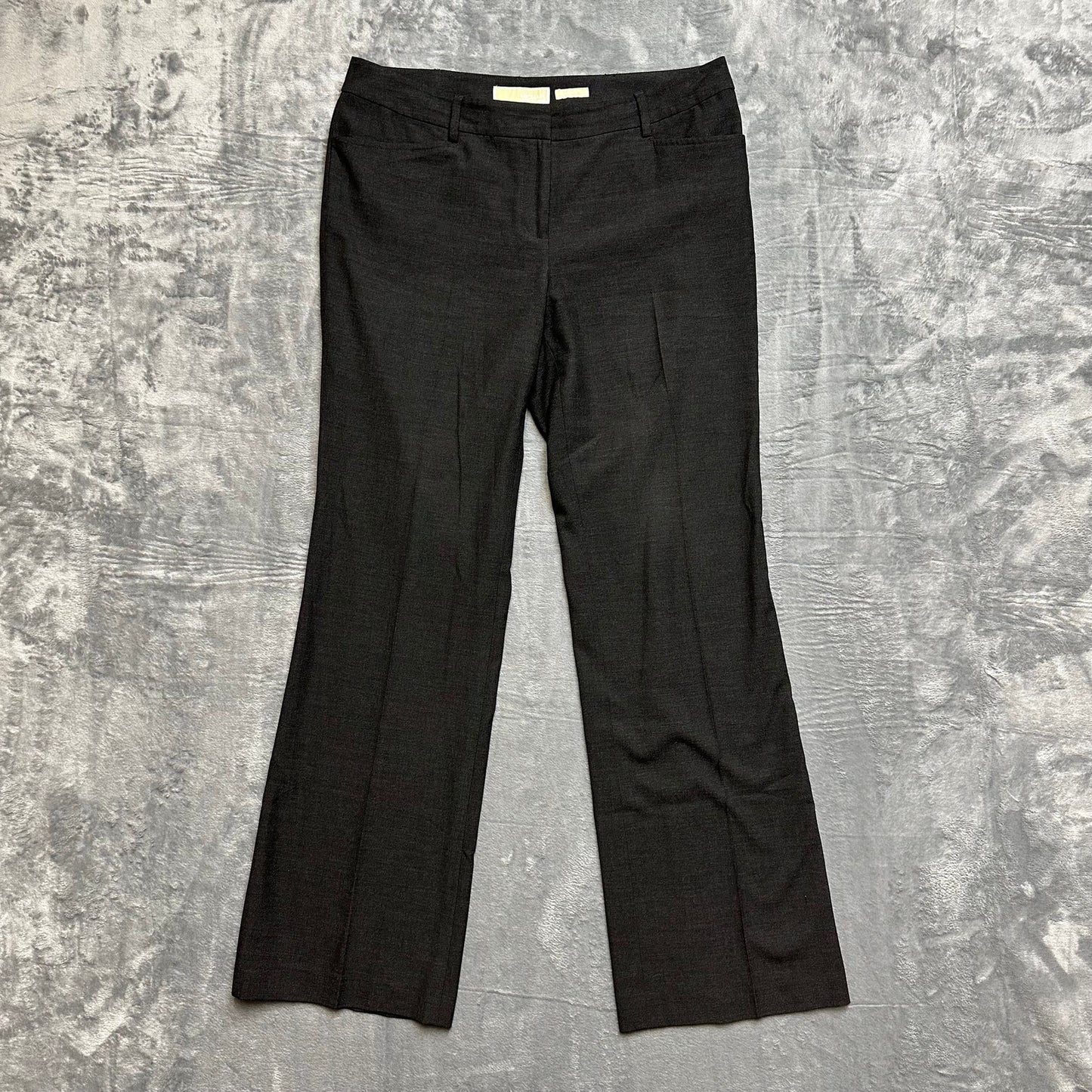 Michael Kors Wide Leg Dress Pants Women's Size 8 Black Denim