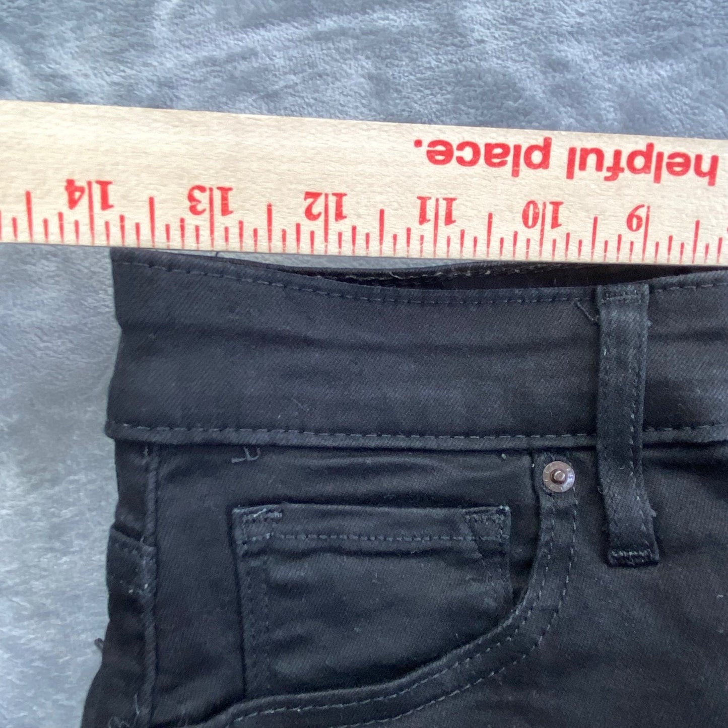 Levi's 725 High Rise Bootcut Jeans Women's Size 29 Black Cotton Blend