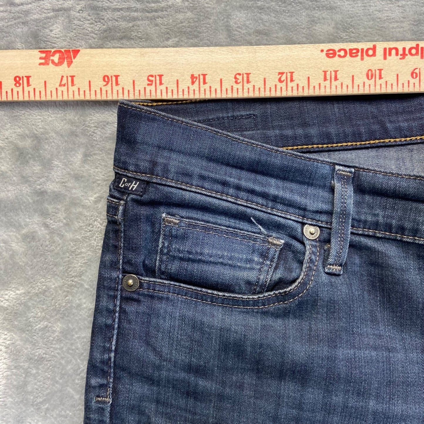Citizens of Humanity Ava Low Rise Straight Leg Women's Jeans Size 29 Blue Denim