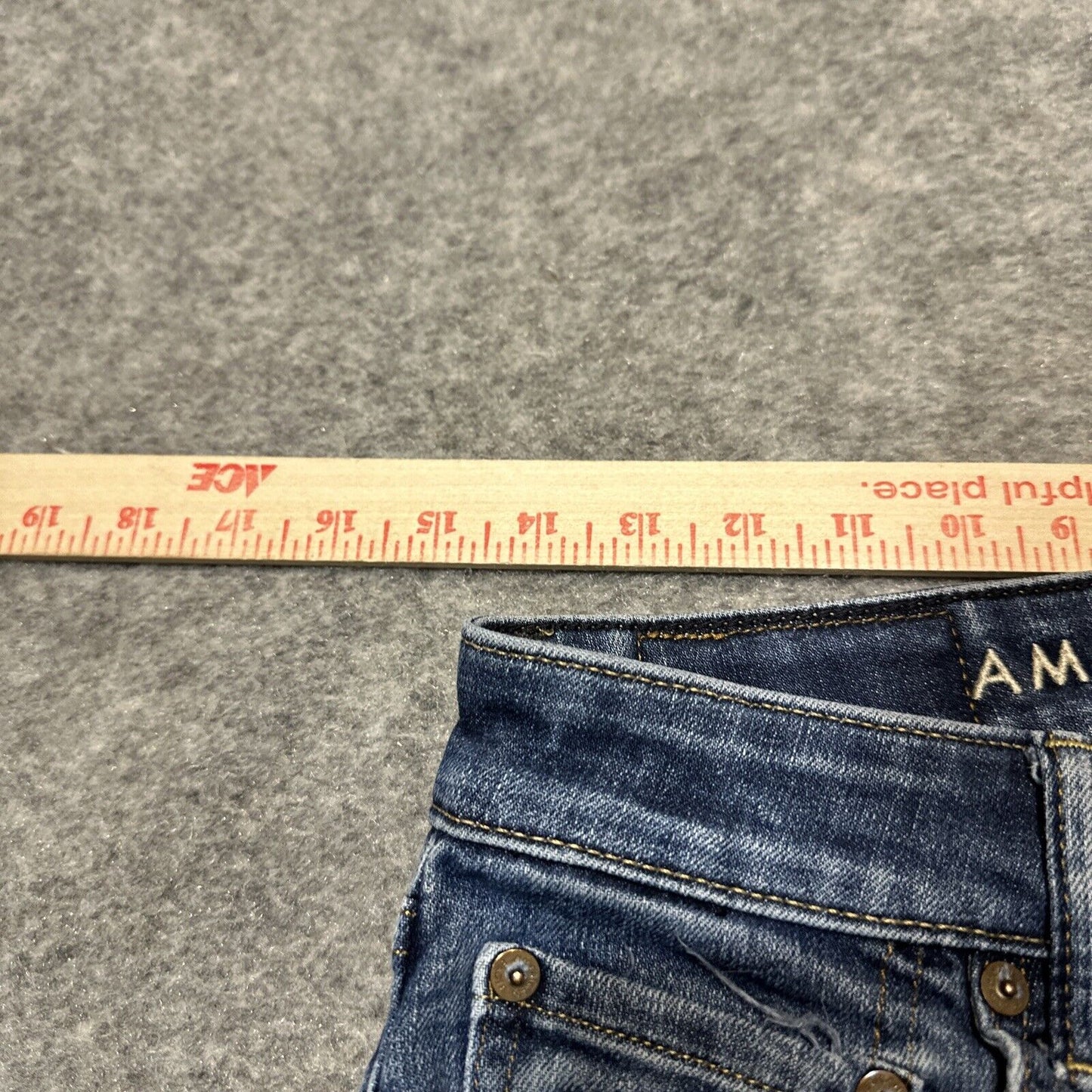 American Eagle Airflex + Men's Original Straight Jeans Size 29x32 Blue Denim