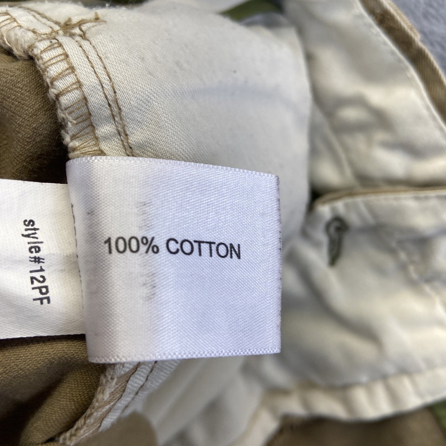 Orvis Trim Fit Casual Chino Pants Men's Size 36 Brown Tan