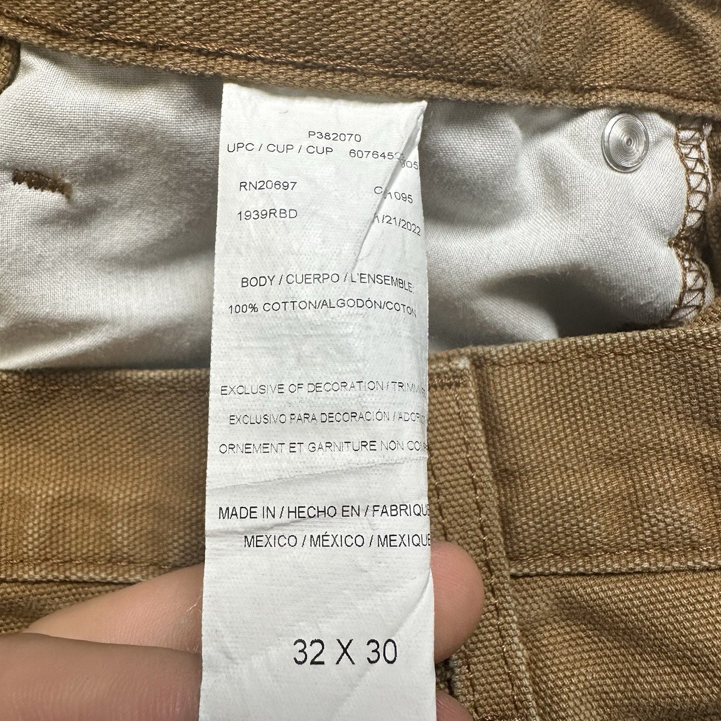 Dickies Skinny Jeans Men's Size 32x30 Tan Brown