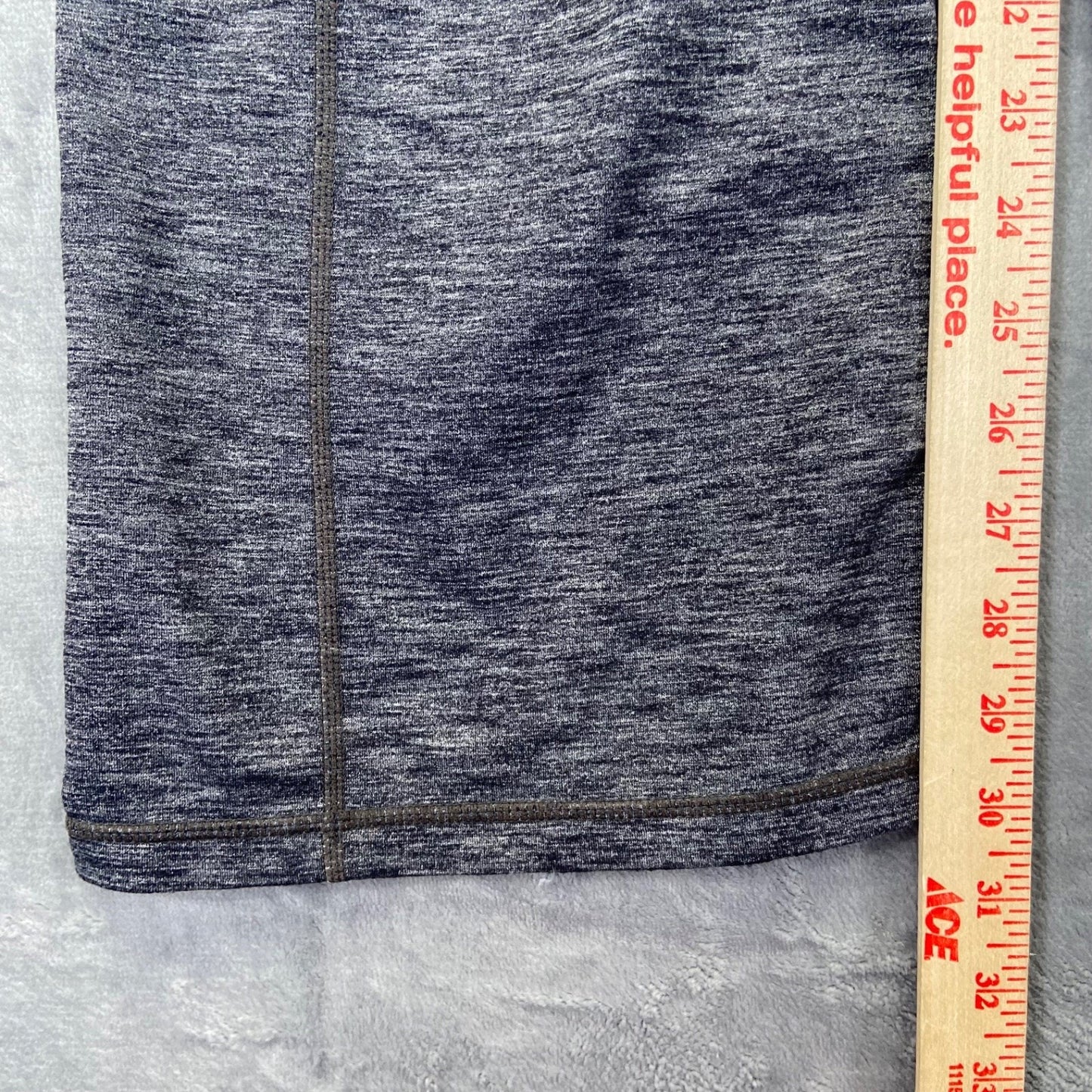 Athleta Women's Gray Flare Yoga Pants Size M Supplex Nylon #534424
