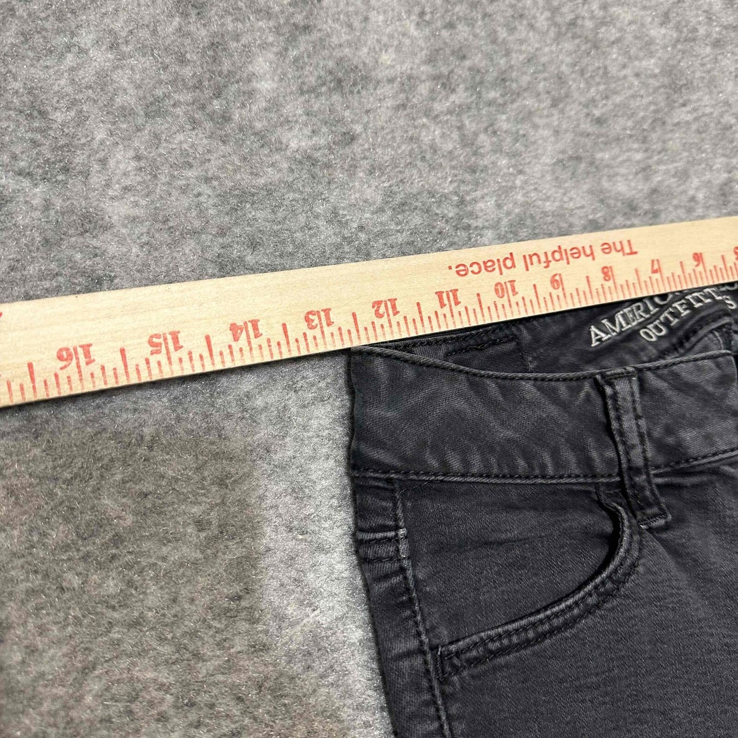 American Eagle Super Stretch Womens Skinny Jegging Jeans Size 0 Short Black