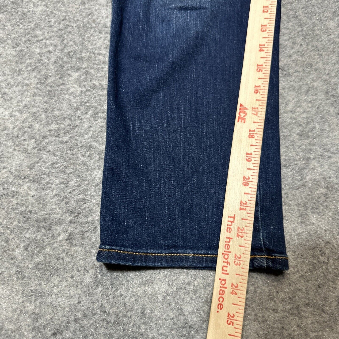 Chico's The Platinum Crop Women's Jeans Size 1 *US Size 12 / 31* Blue Dark Denim