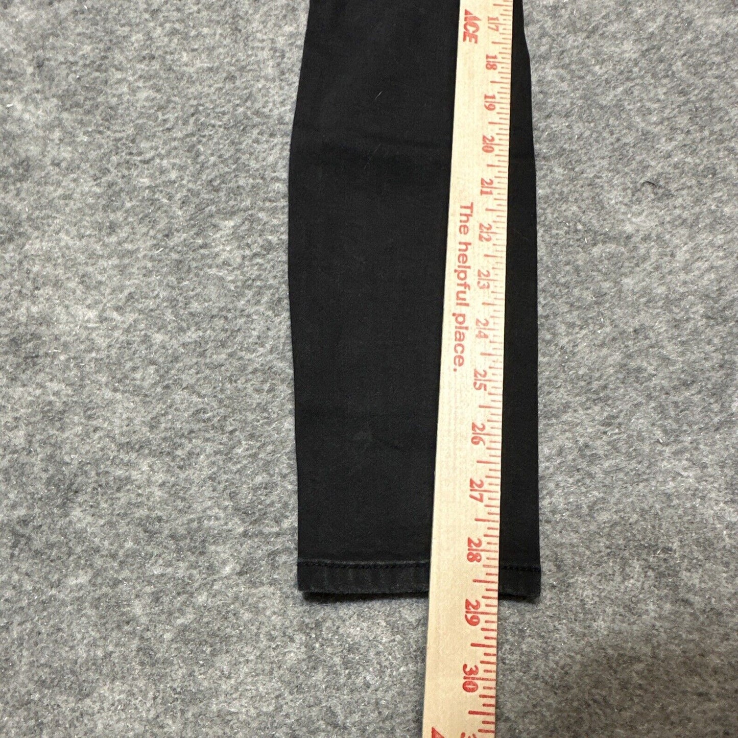 Bullhead Super High Rise Skinniest Women's Skinny Jeans Size 24 Black Dark Denim