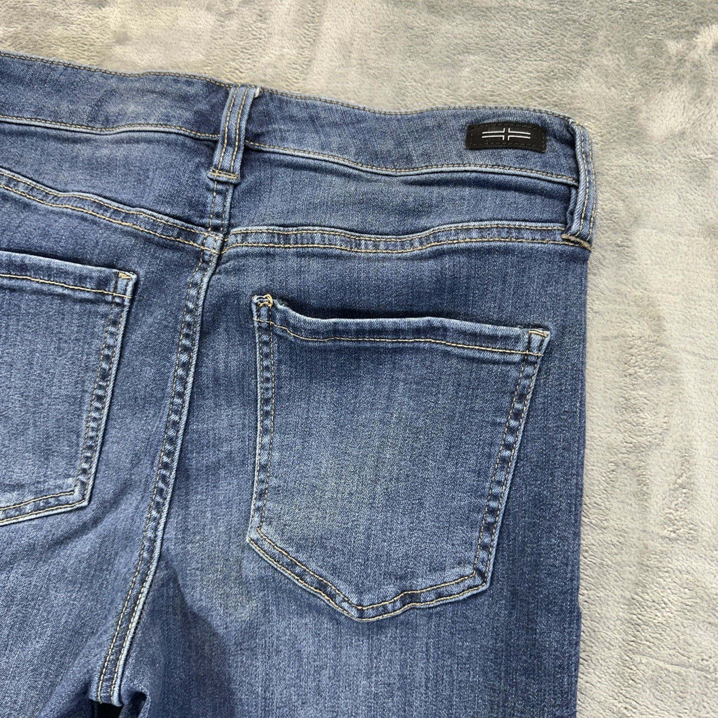 Liverpool Non Skinny Skinny Jeans Women's Size 27 Petite Dark Blue Denim