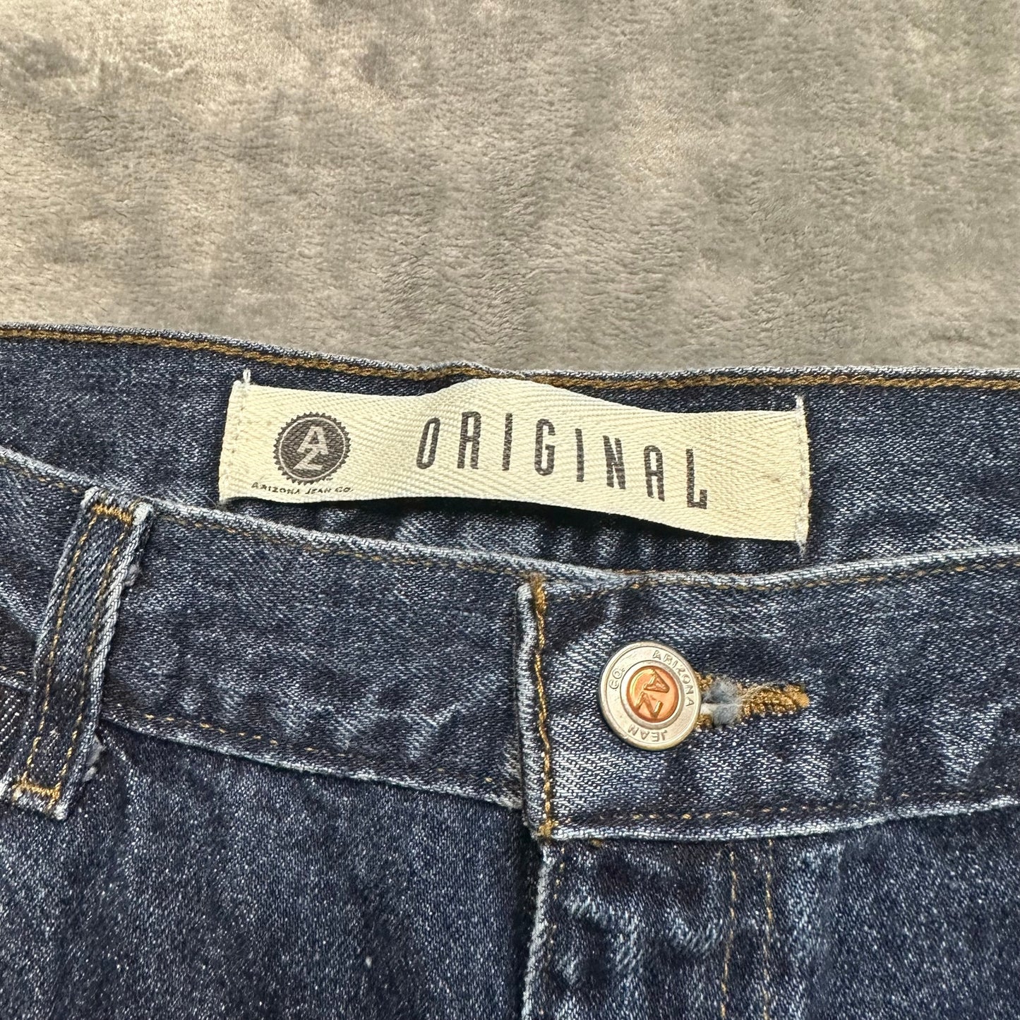 Vintage Arizona Original Big Ring Denim Ring Spun Jeans Men's Sz 36x32 Blue