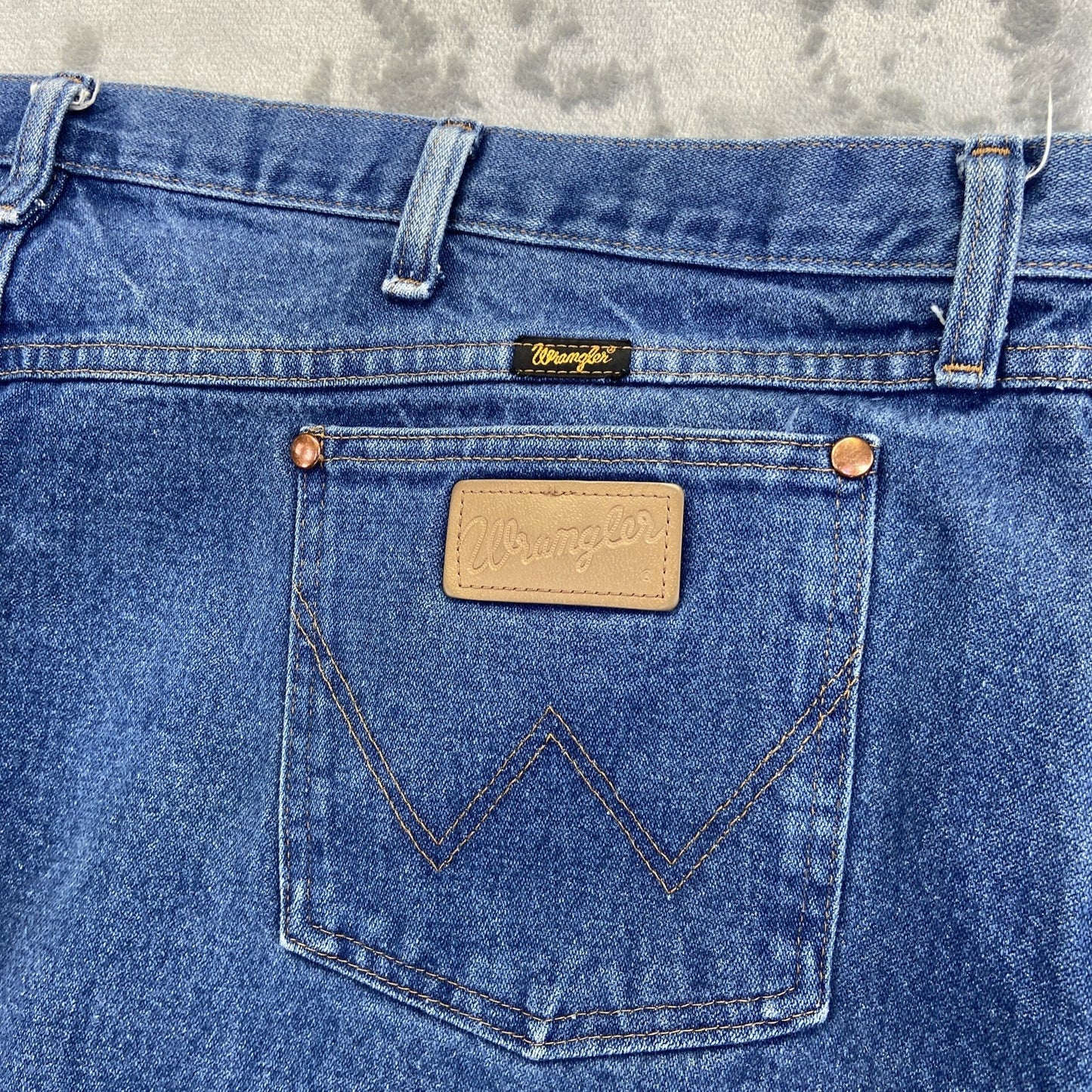 New Wrangler 13MWZ Cowboy Cut Jeans Men's Size 50x34 Blue Denim