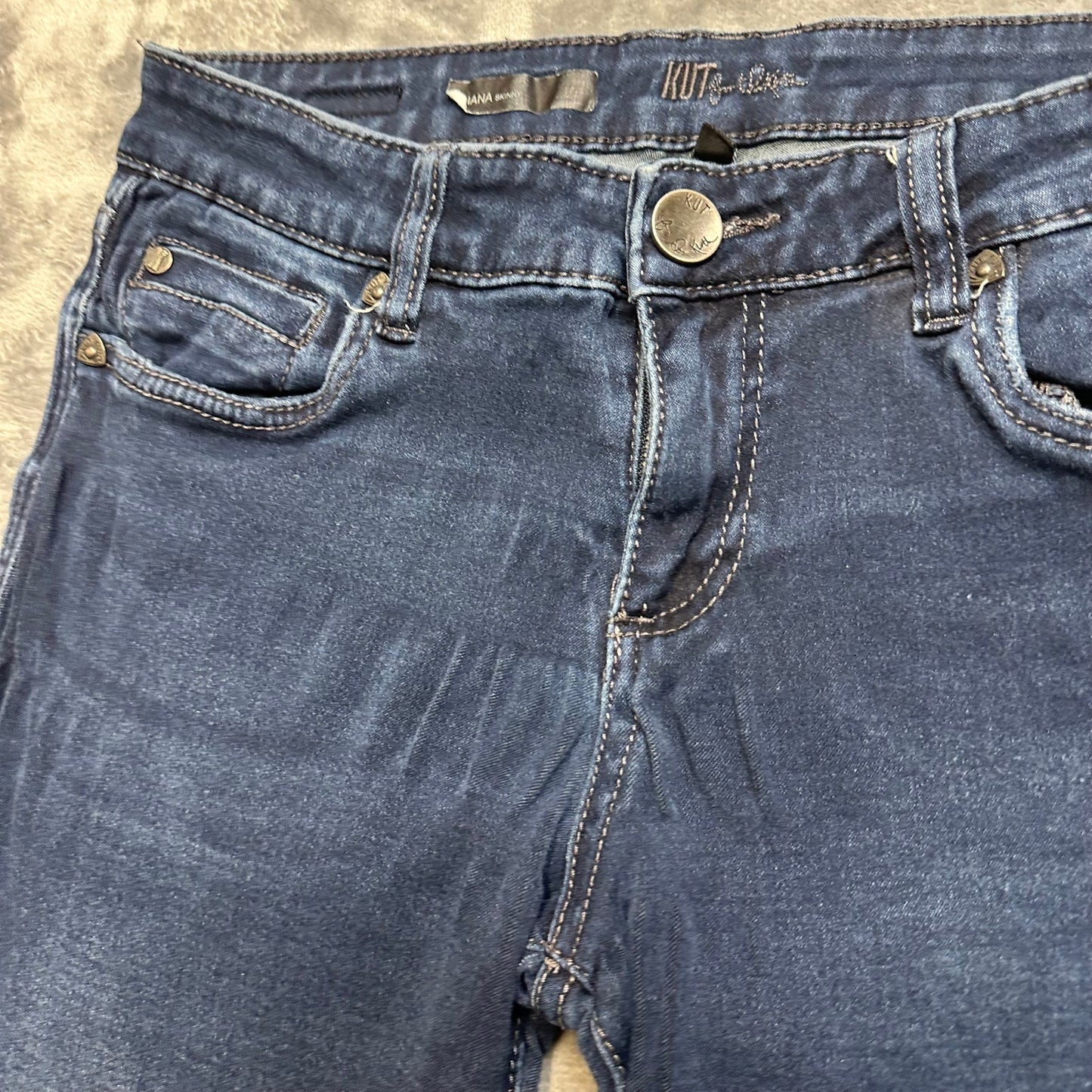 Kut from the Kloth Diana Skinny Jeans Women's Size 8 Blue Denim