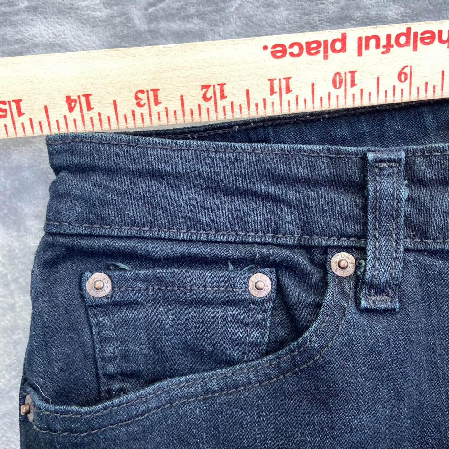 Levi's 535 Legging Skinny Jeans Women's Size 28 Dark Blue Denim