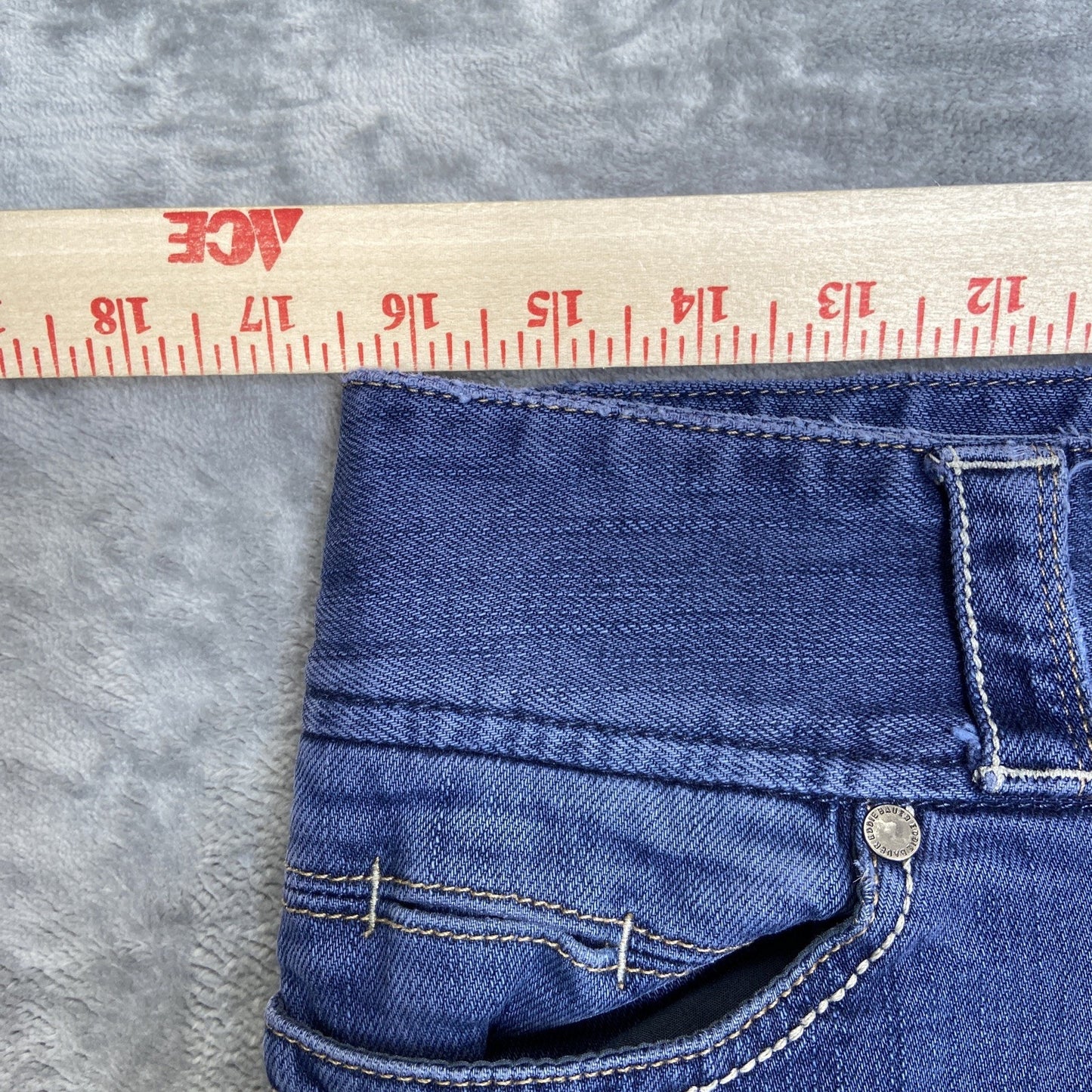 Eddie Bauer Flared Jeans Women's Size 10 Light Faded Purple Denim