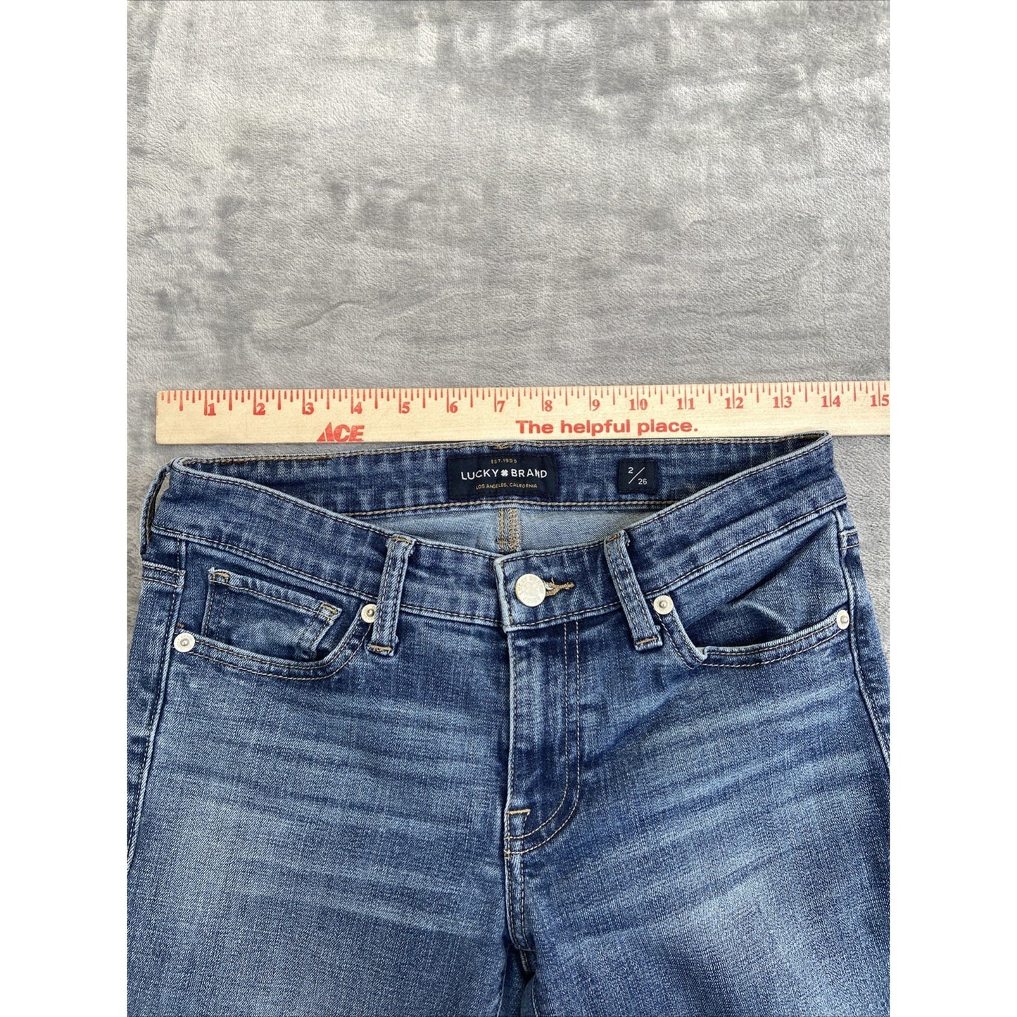 Lucky Brand Stella Skinny Jeans Women's Size 26 Blue Denim
