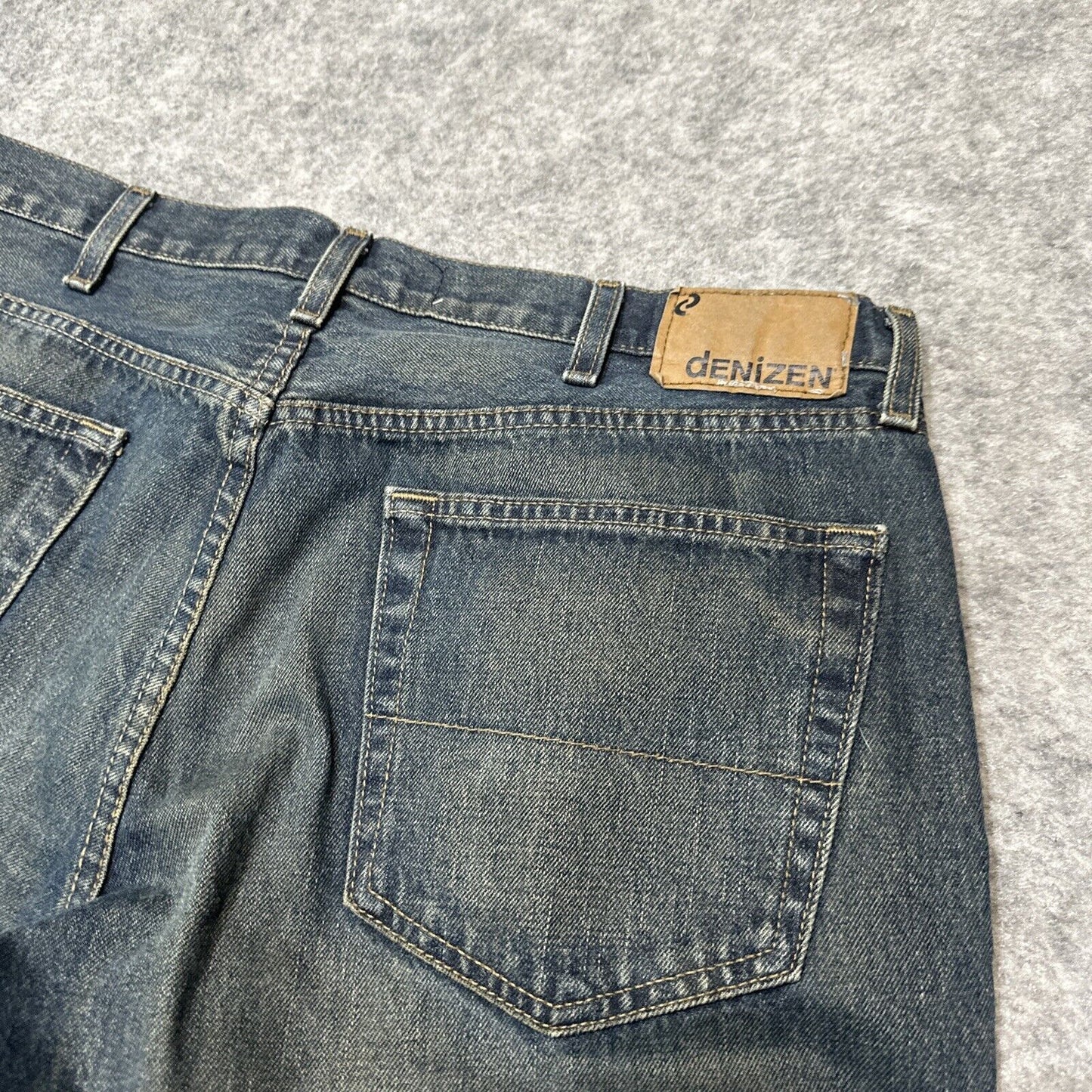 Denizen Levi's 281 Straight Fit Men's Jeans Size 38x32 Blue Dark Wash Denim