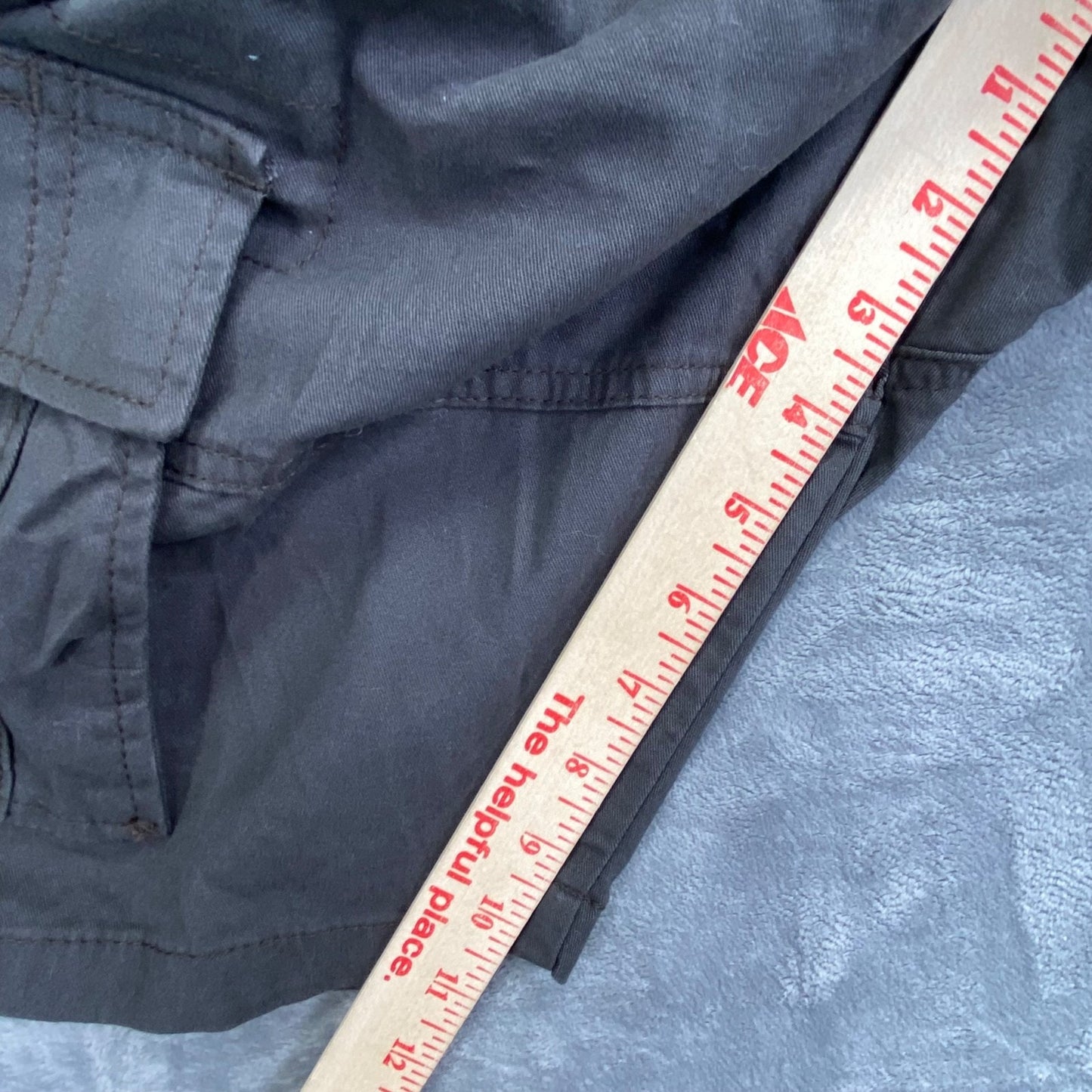 New Lee Extreme Motion Cargo Shorts Men's 29 Gray Cotton Blend