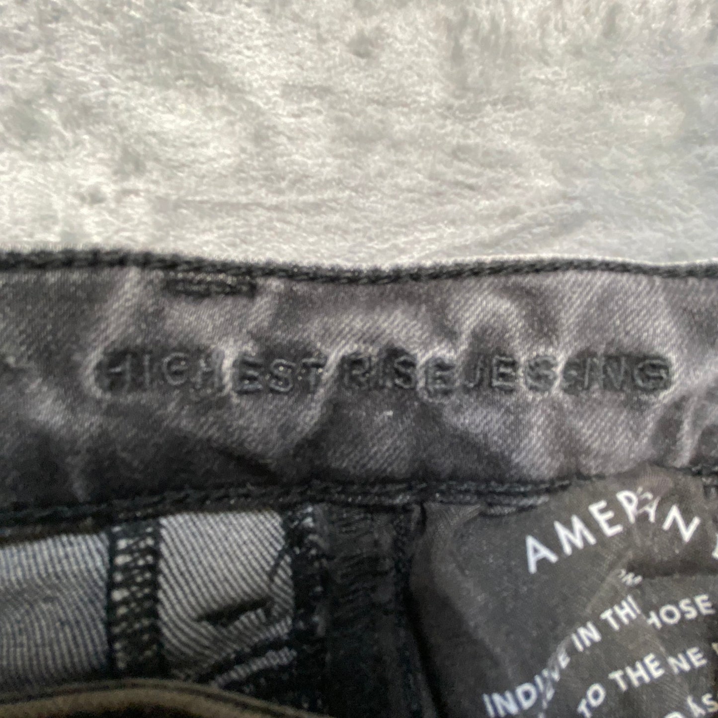 American Eagle Next Level Stretch Highest Rise Jegging Women Size 0XShort Black