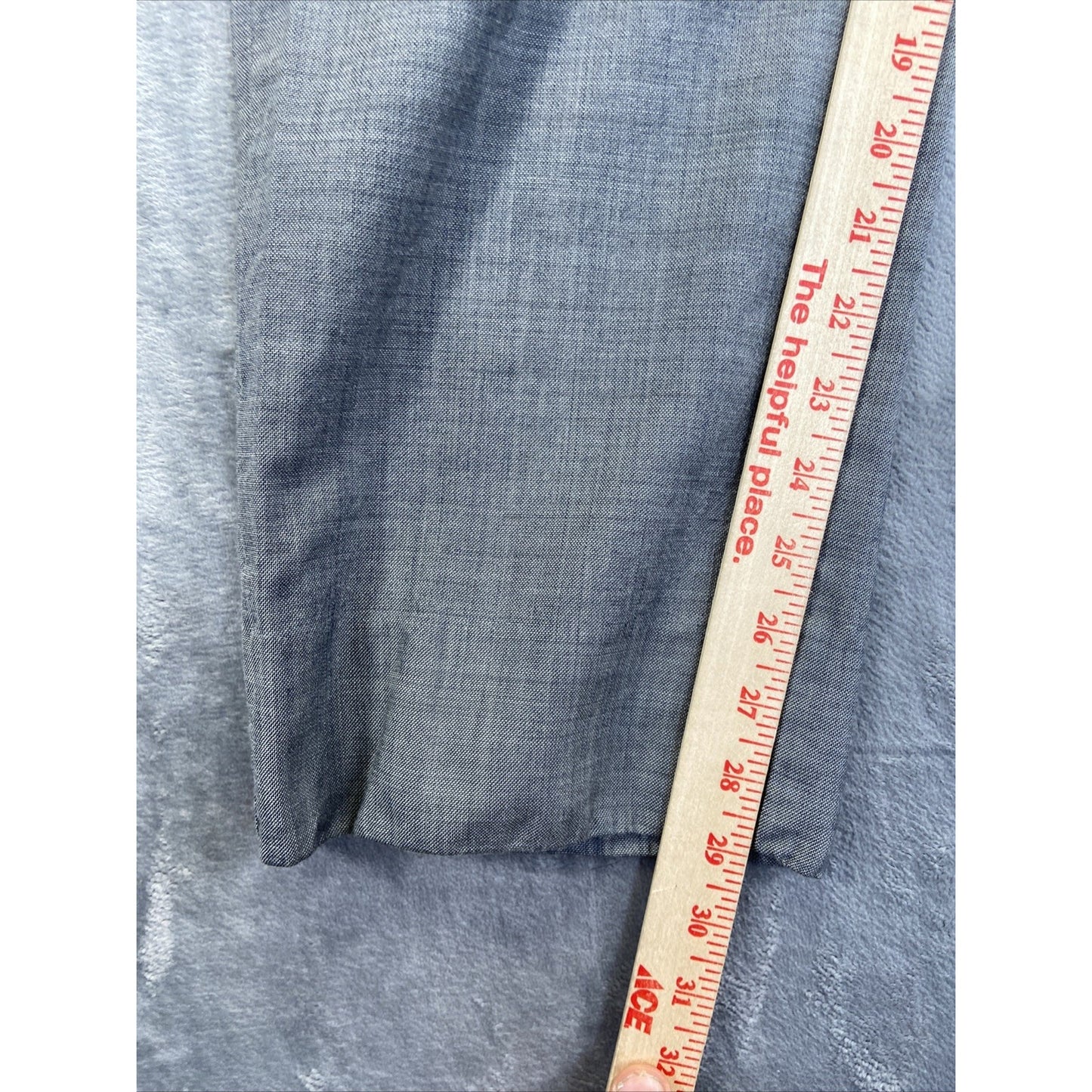 Tommy Hilfiger Worsted Wool Formal Pants Dress Pants Men's Size 38x30 Gray