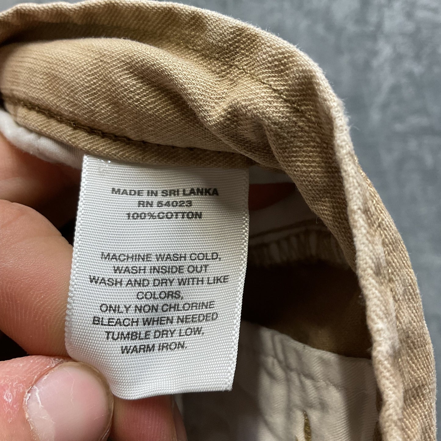 Gap 1969 Straight Leg Pants Men's Size 28x30 Tan Brown