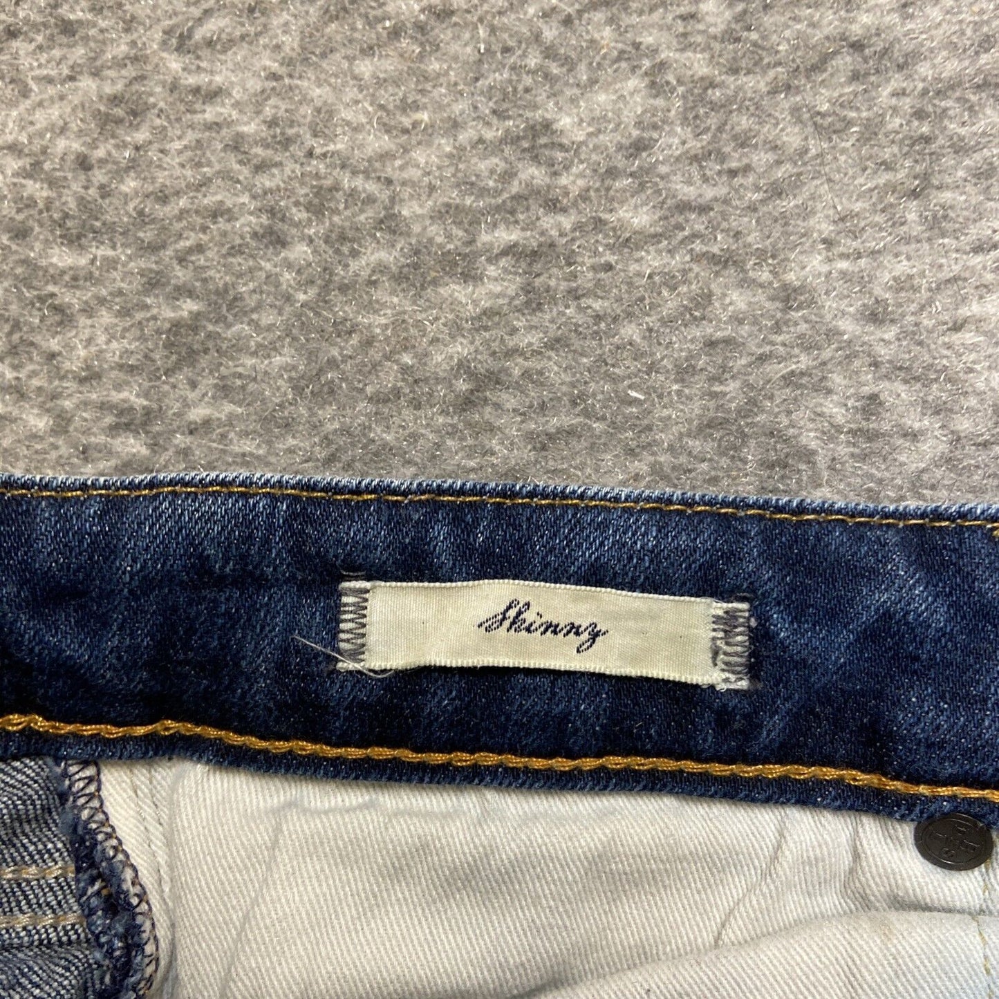 Denim & Supply Ralph Lauren Skinny Jeans Women's Size 29/32 Dark Blue Faded
