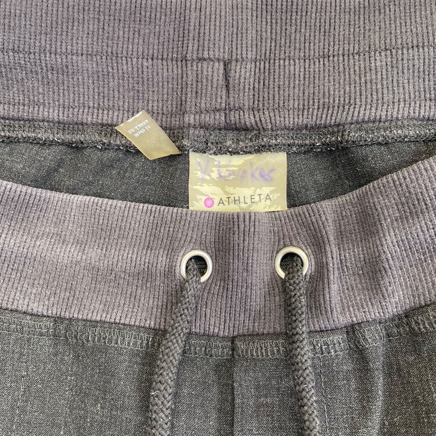 Athleta Women's Jogger Pants Size M Black Cotton Blend Casual