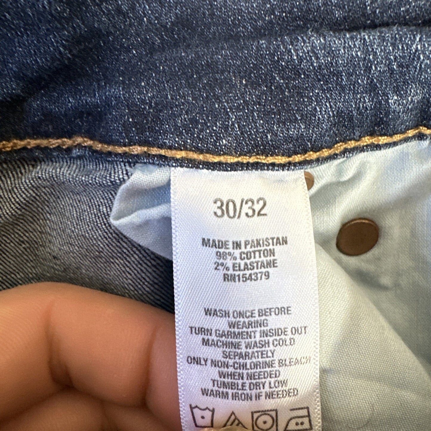 Aeropostale Jeans Men’s 30x32 Slim Straight Mid Rise Medium Wash Denim