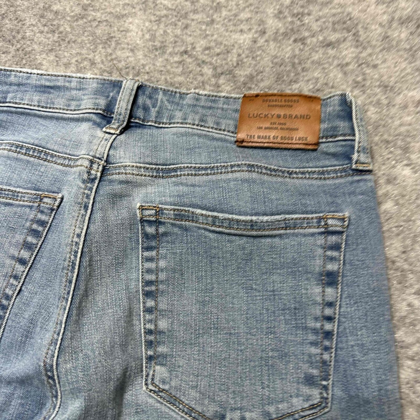 Lucky Brand Hayden Womens Crop Jeans Light Wash Denim Skinny Pants Size 6 28