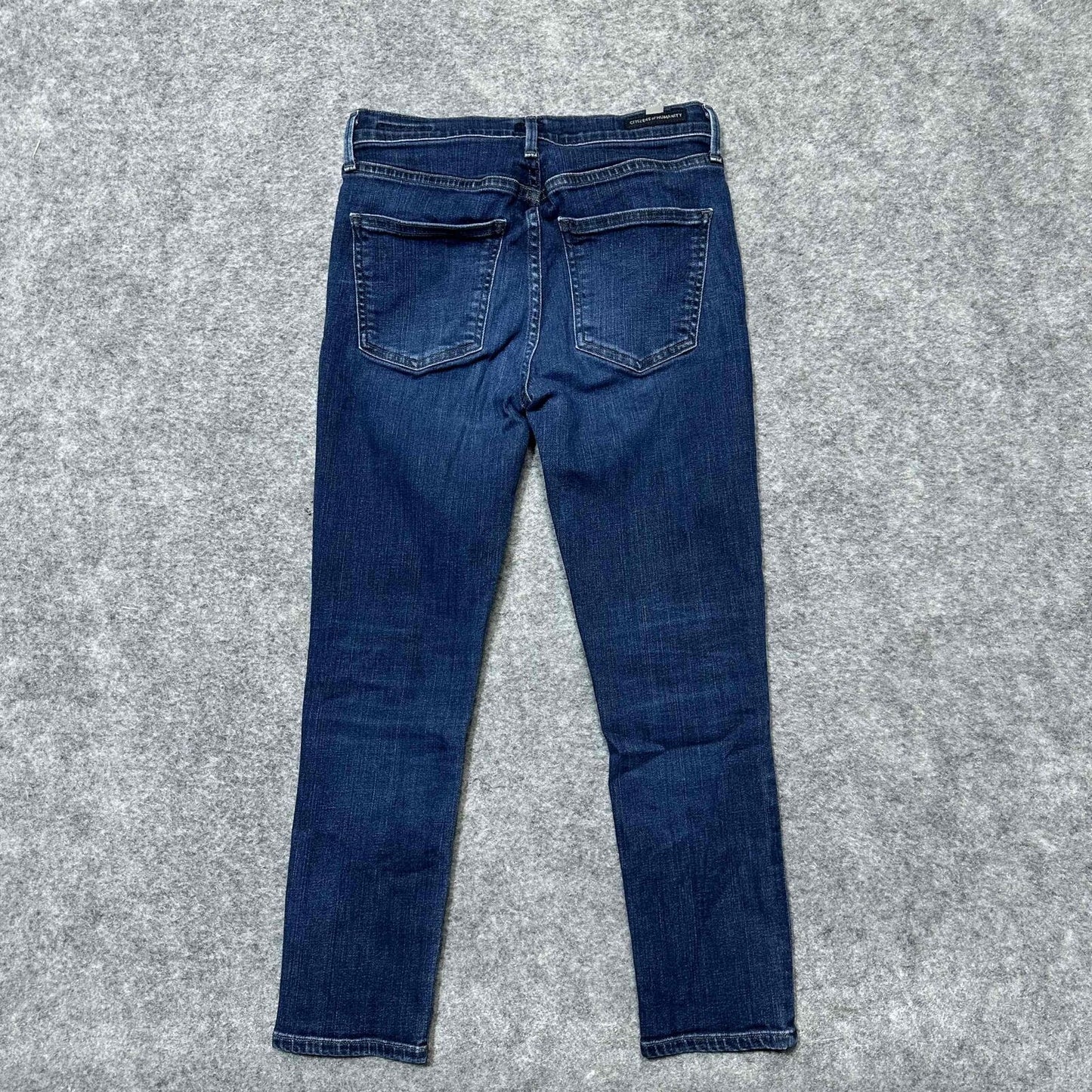 Citizens of Humanity Rocket Crop Petite High Rise Skinny Jeans Dark Womens 26