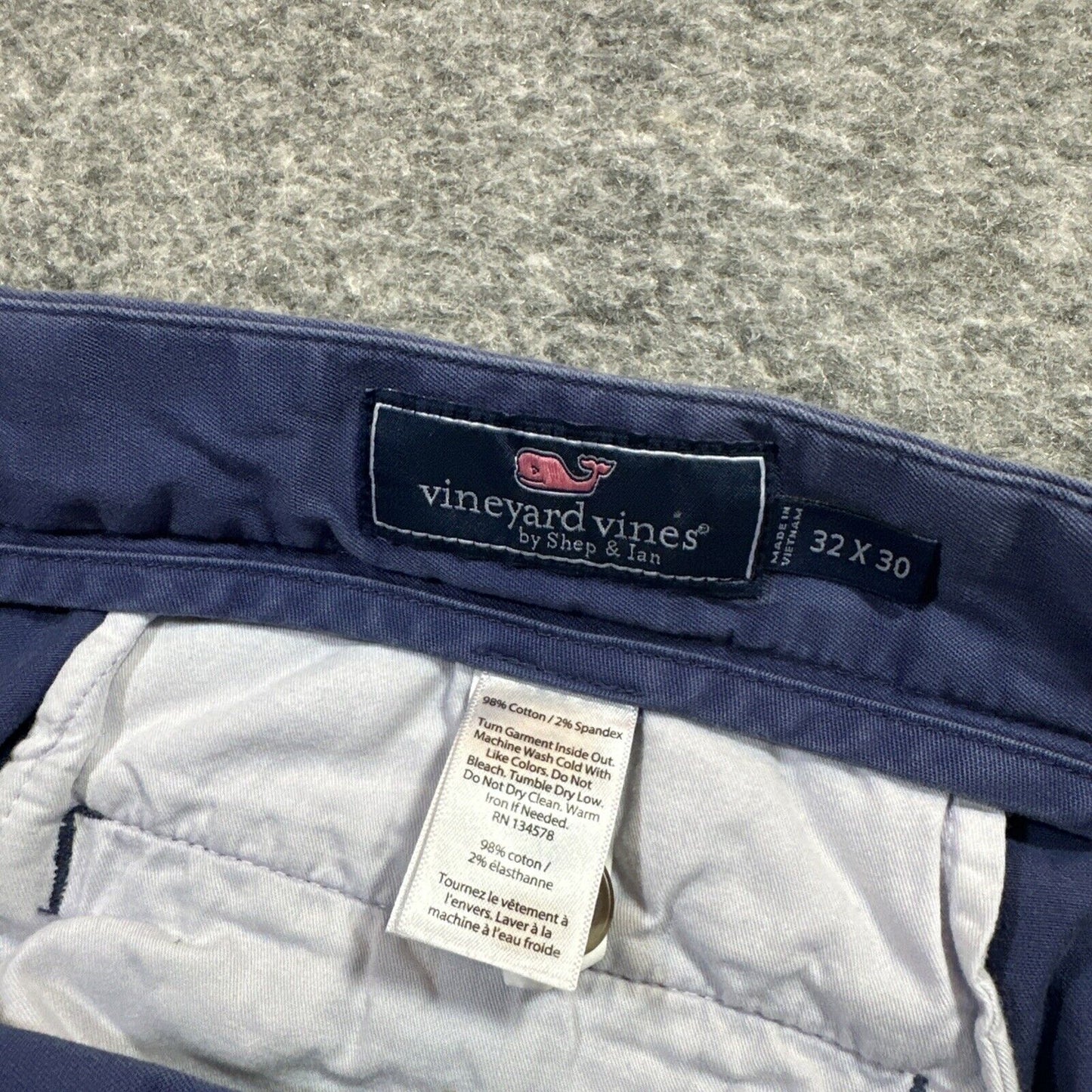 Vineyard Vines Breaker Pant Chino Pants Men's Size 32x30 Blue Pants