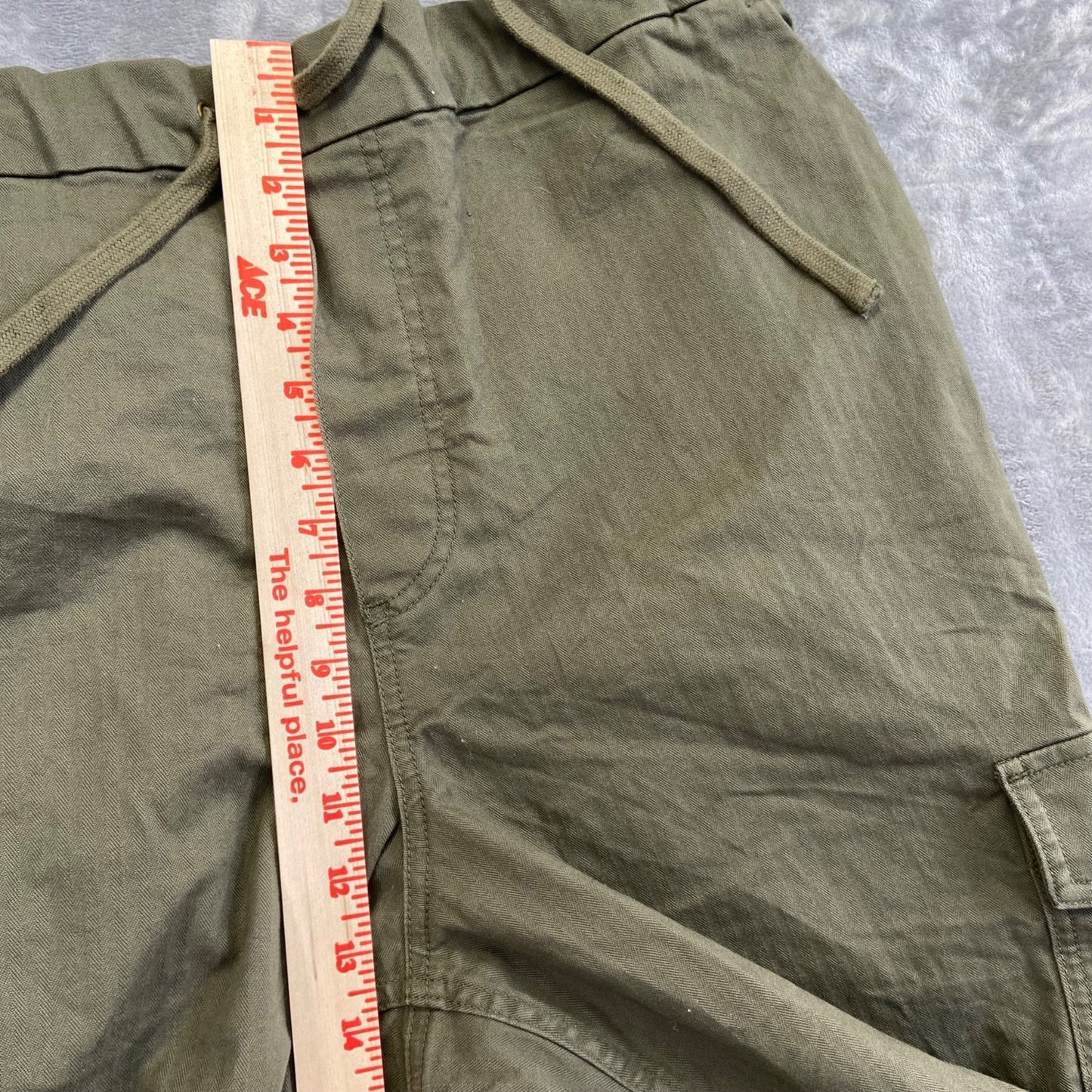Duluth Trading Cargo Pants Women's Size 16W Olive Cotton Blend