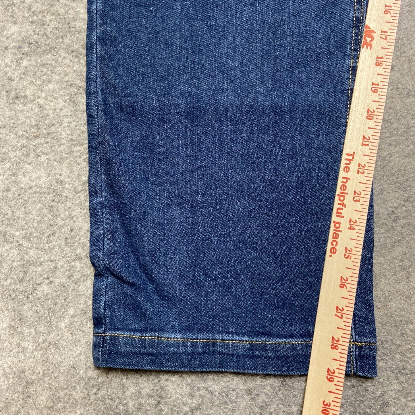 Vintage Duke Haband Cargo Jeans Men's Size 44/M Dark Blue Elastic Waist Denim
