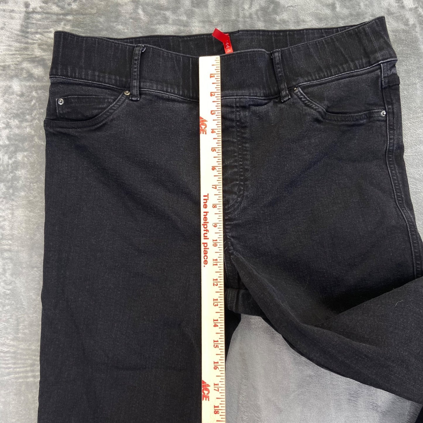 Spanx Women's Flare Jeans Size 2XL Black Dark Wash
